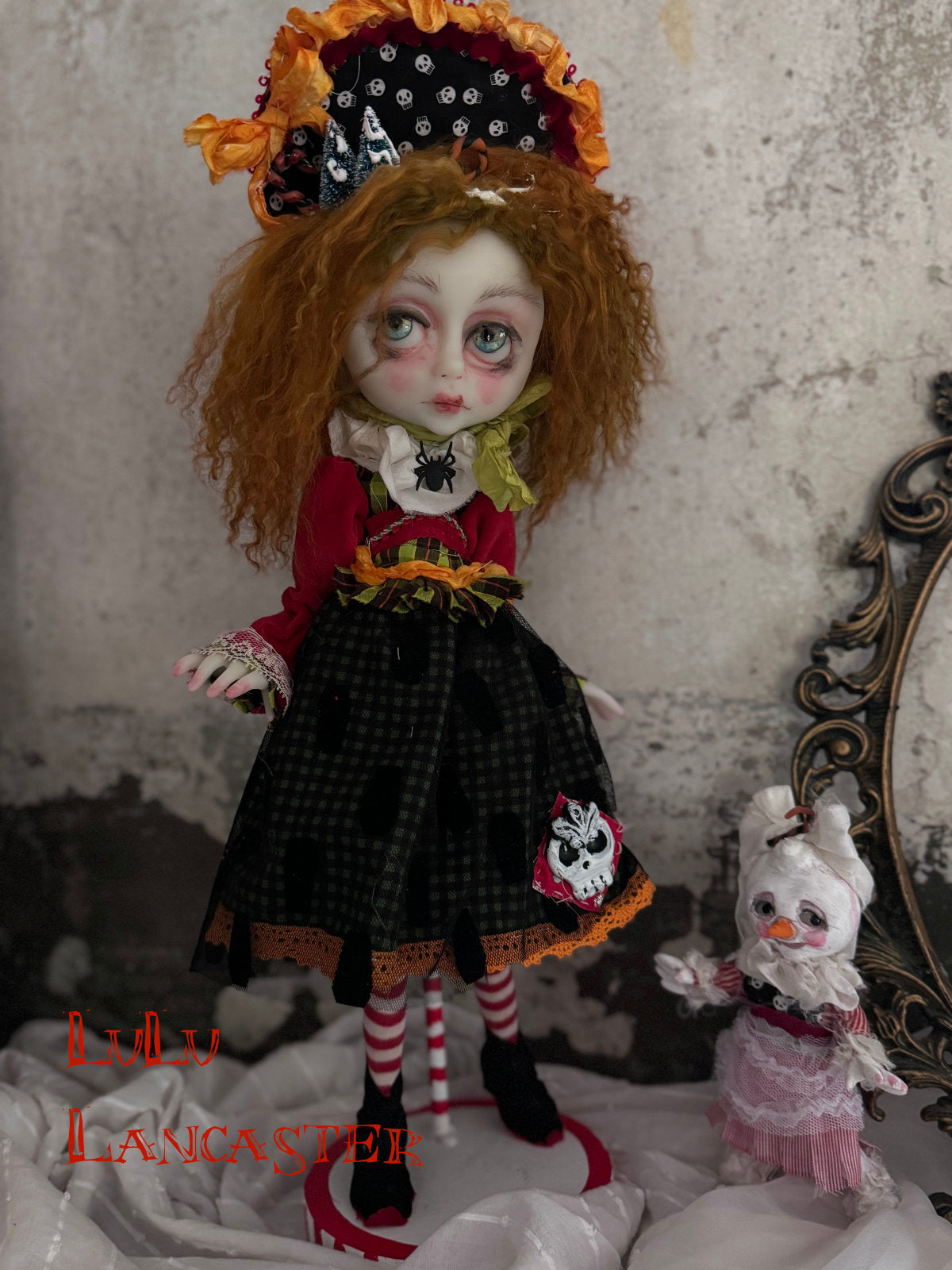 Marion Gothmas Gloomy halloween Christmas mash up Original LuLu Lancaster Art Doll