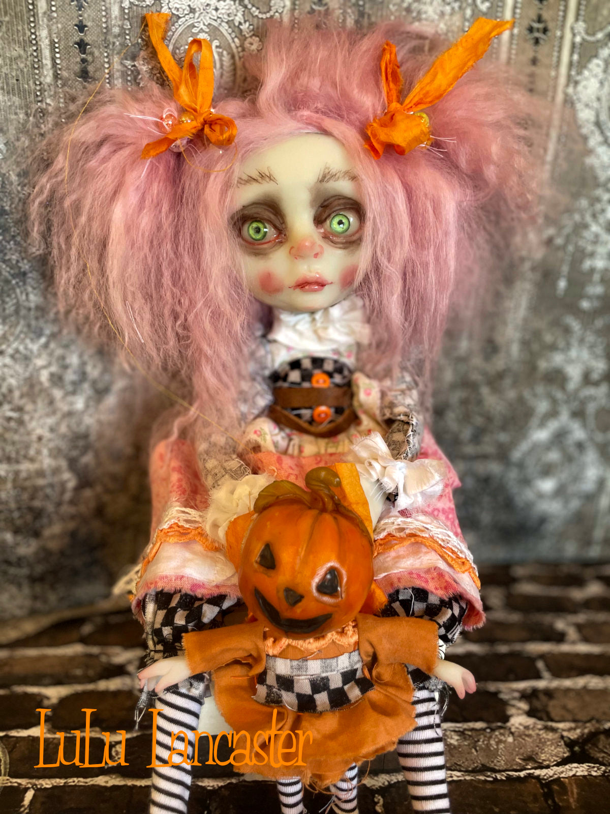 Meggie Halloween sitter Original LuLu Lancaster Art Doll