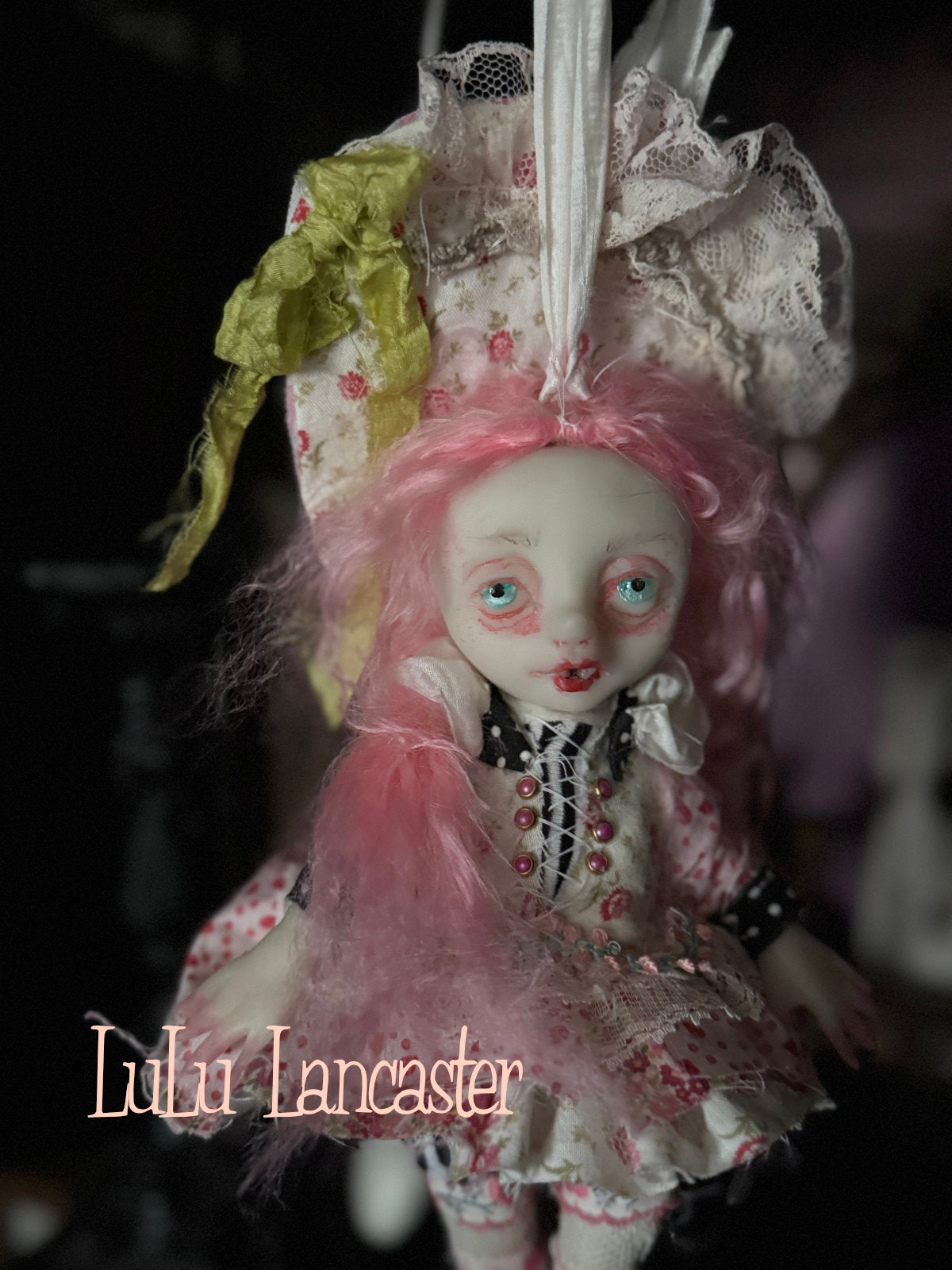 Midge Mini Biter hanging Valloween Original LuLu Lancaster Art Doll