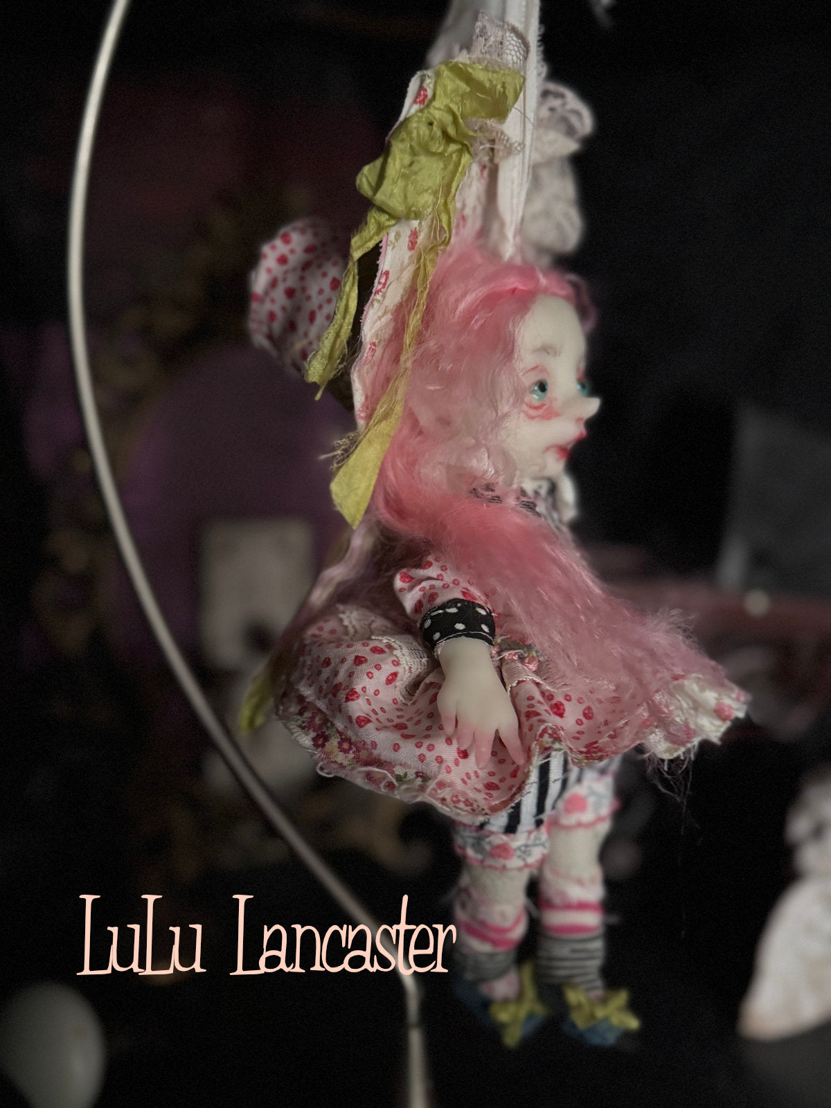 Midge Mini Biter hanging Valloween Original LuLu Lancaster Art Doll