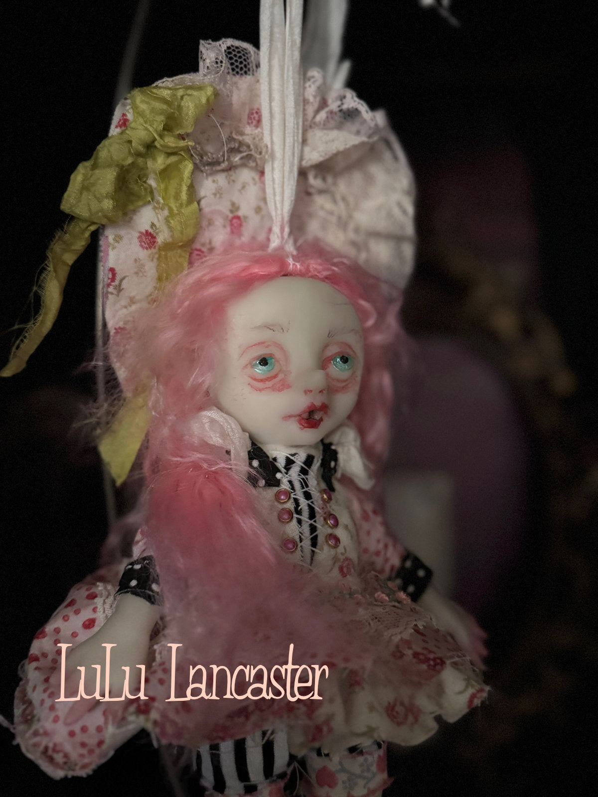 Midge Mini Biter hanging Valloween Original LuLu Lancaster Art Doll