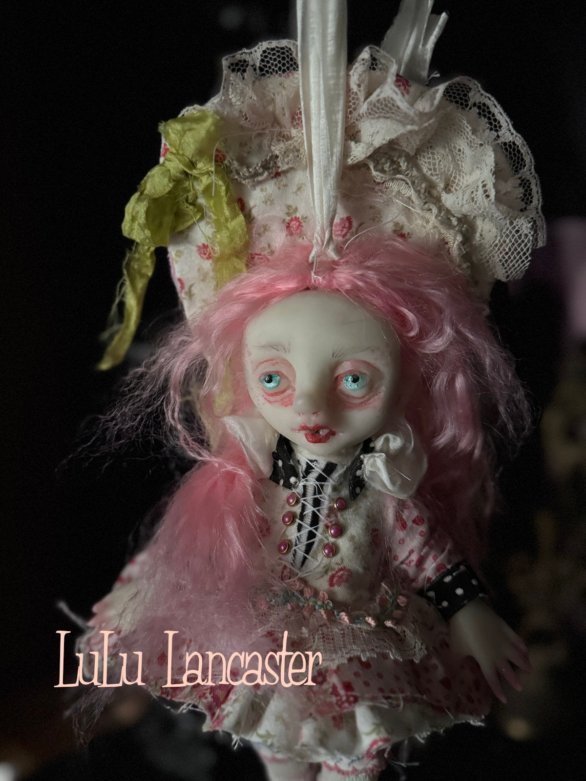 Midge Mini Biter hanging Valloween Original LuLu Lancaster Art Doll