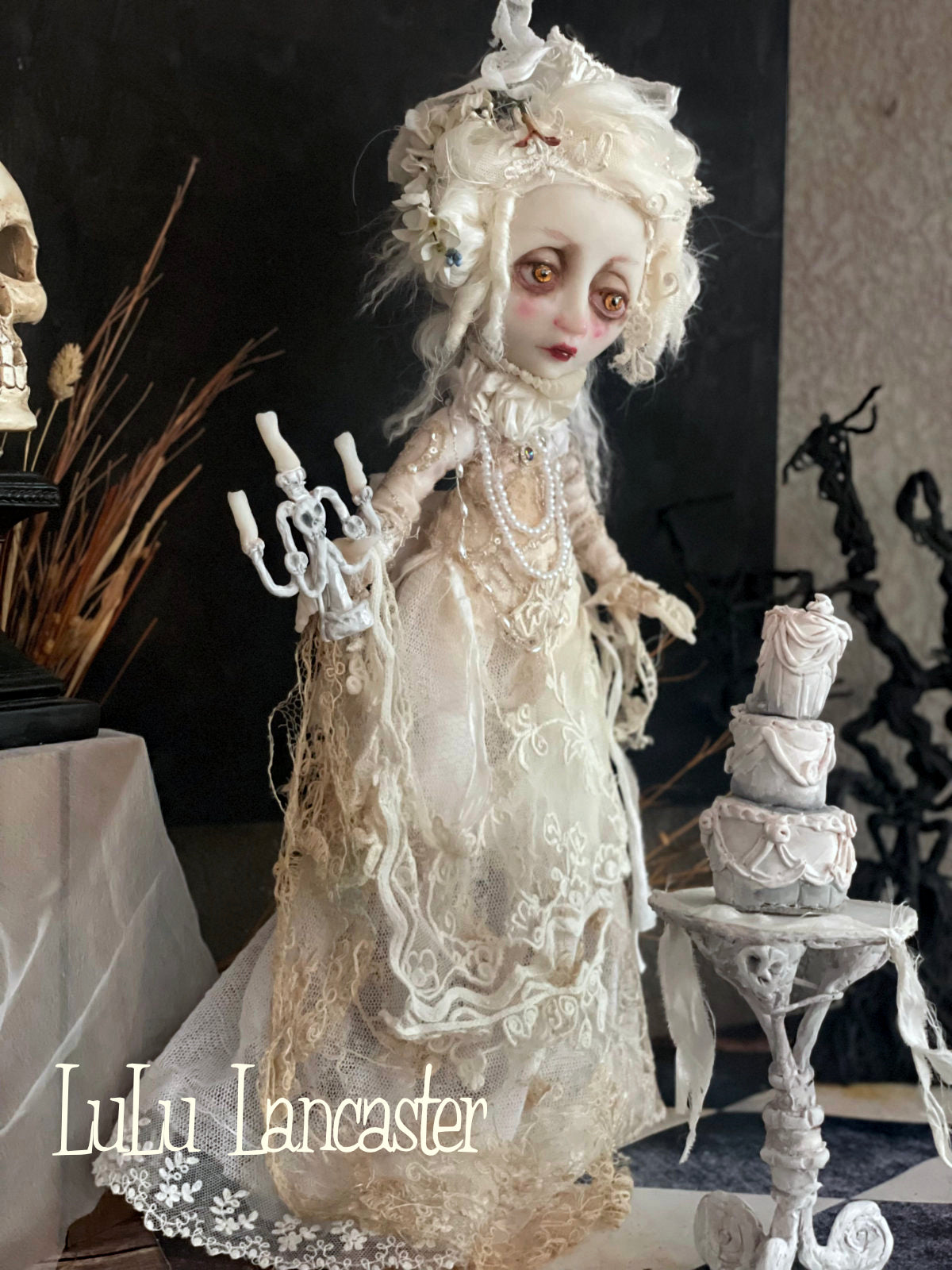 Miss. Havisham Original LuLu Lancaster Halloween Art Doll