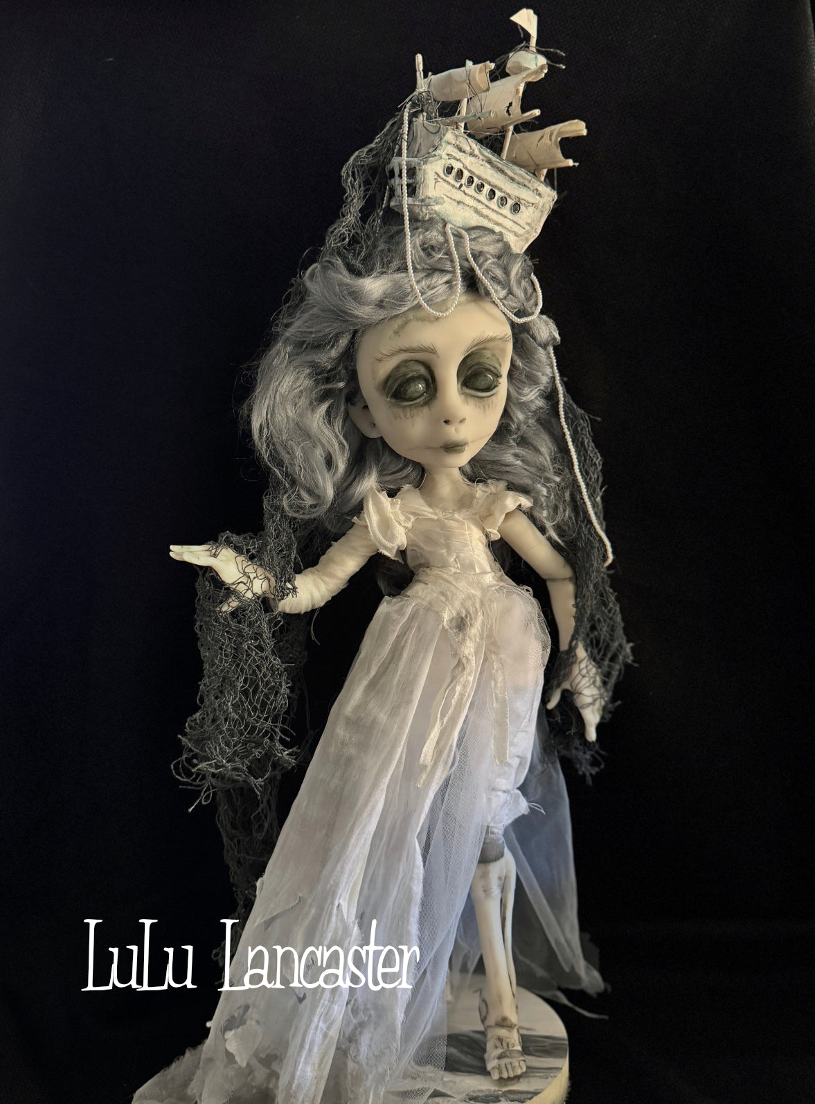 The Mizzen Widow Ghost ship ~Original LuLu Lancaster Art Doll