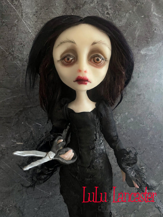 Morticia the broken hearted Original LuLu Lancaster Art Doll
