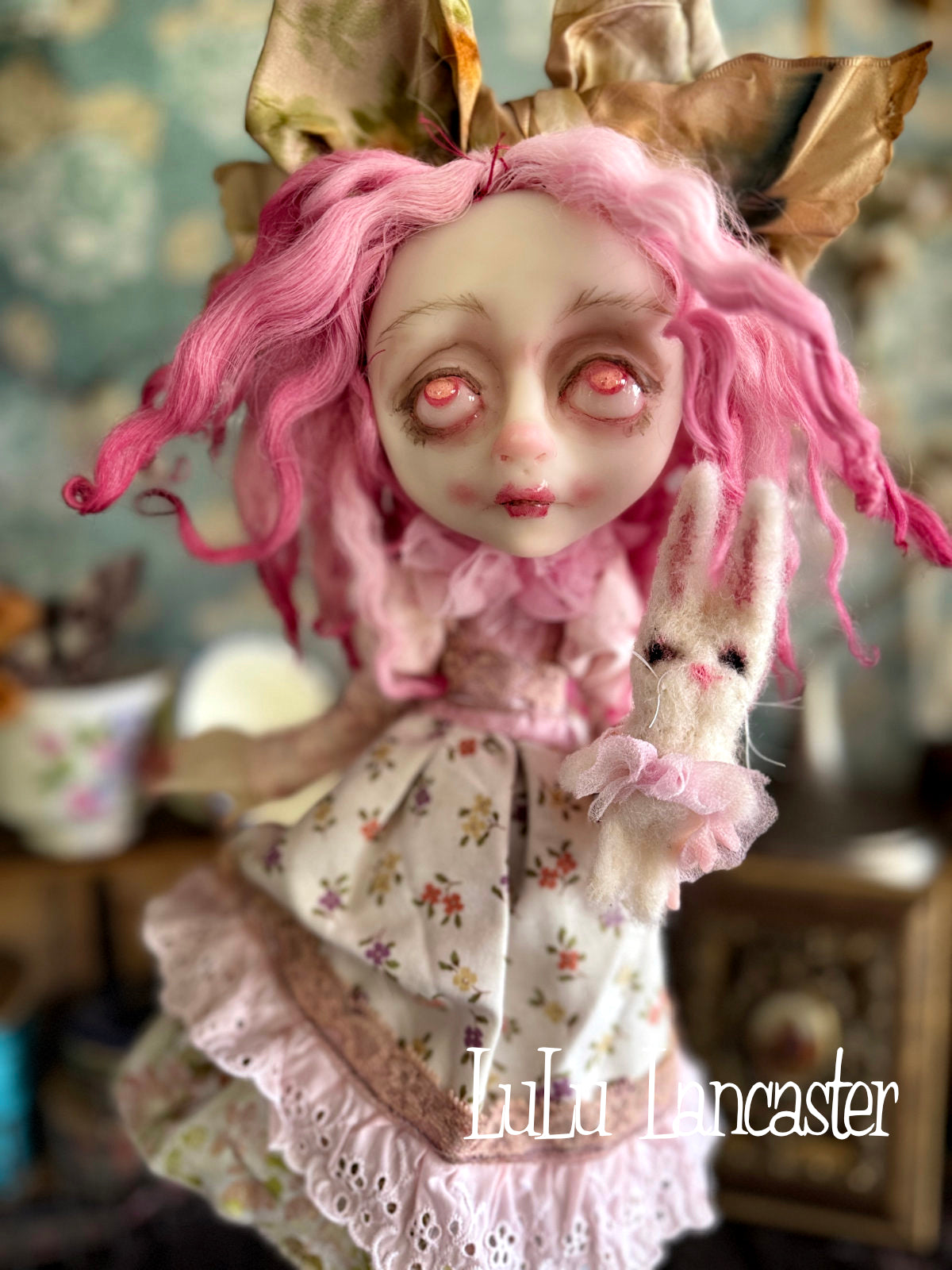Nellie pink spring Goth Original LuLu Lancaster Art Doll