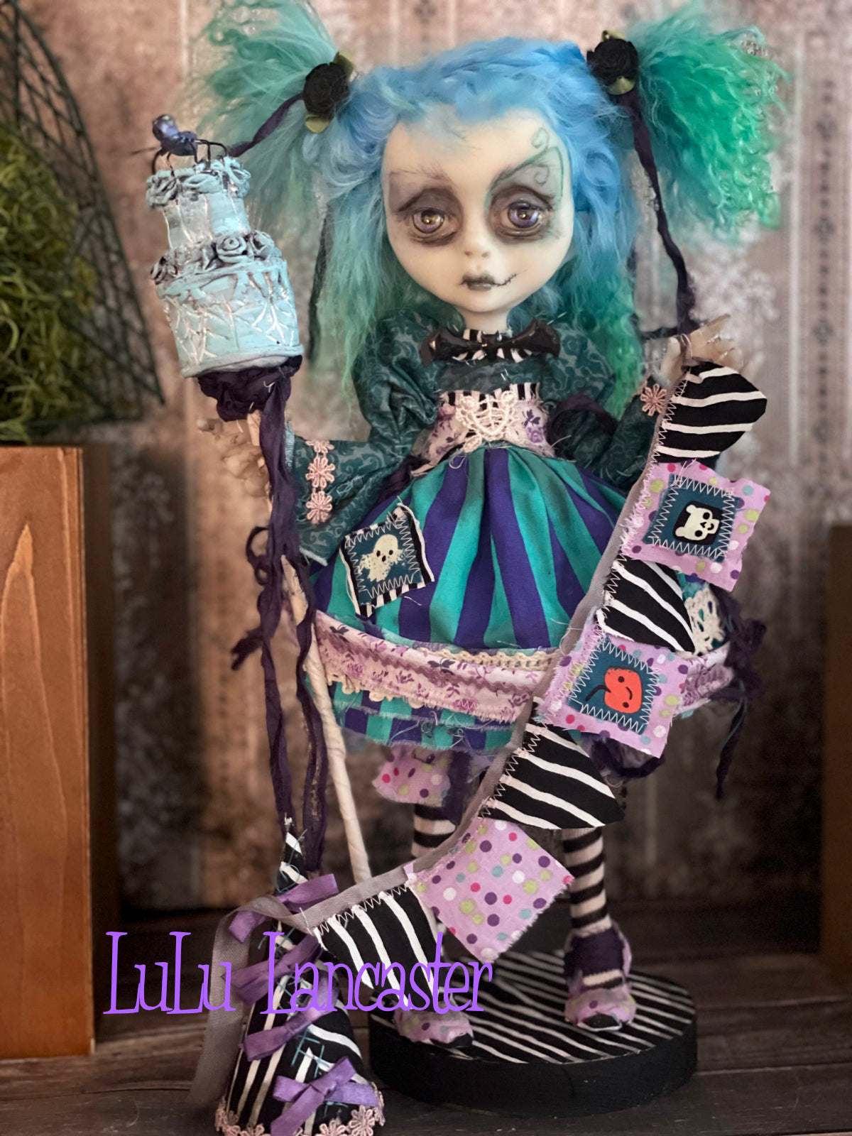 Paisley Halloween Party Kid Original LuLu Lancaster Art Dolls