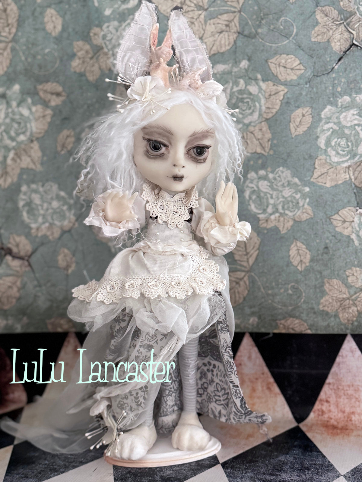 Pardon the White Rabbit Original LuLu Lancaster Art Doll