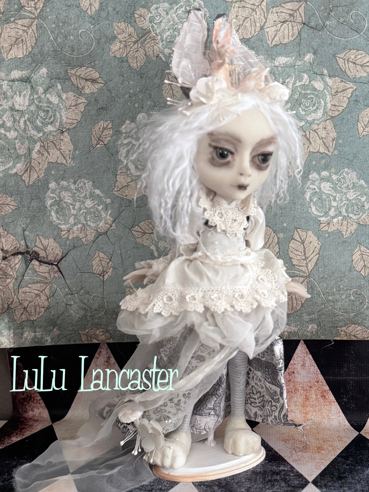 Pardon the White Rabbit Original LuLu Lancaster Art Doll