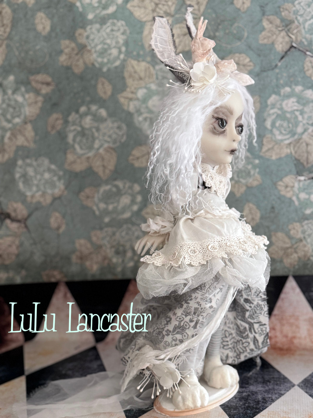 Pardon the White Rabbit Original LuLu Lancaster Art Doll