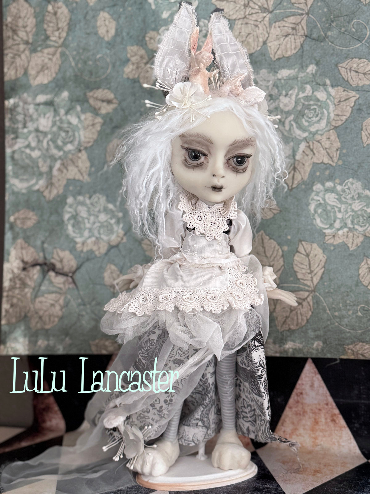 Pardon the White Rabbit Original LuLu Lancaster Art Doll