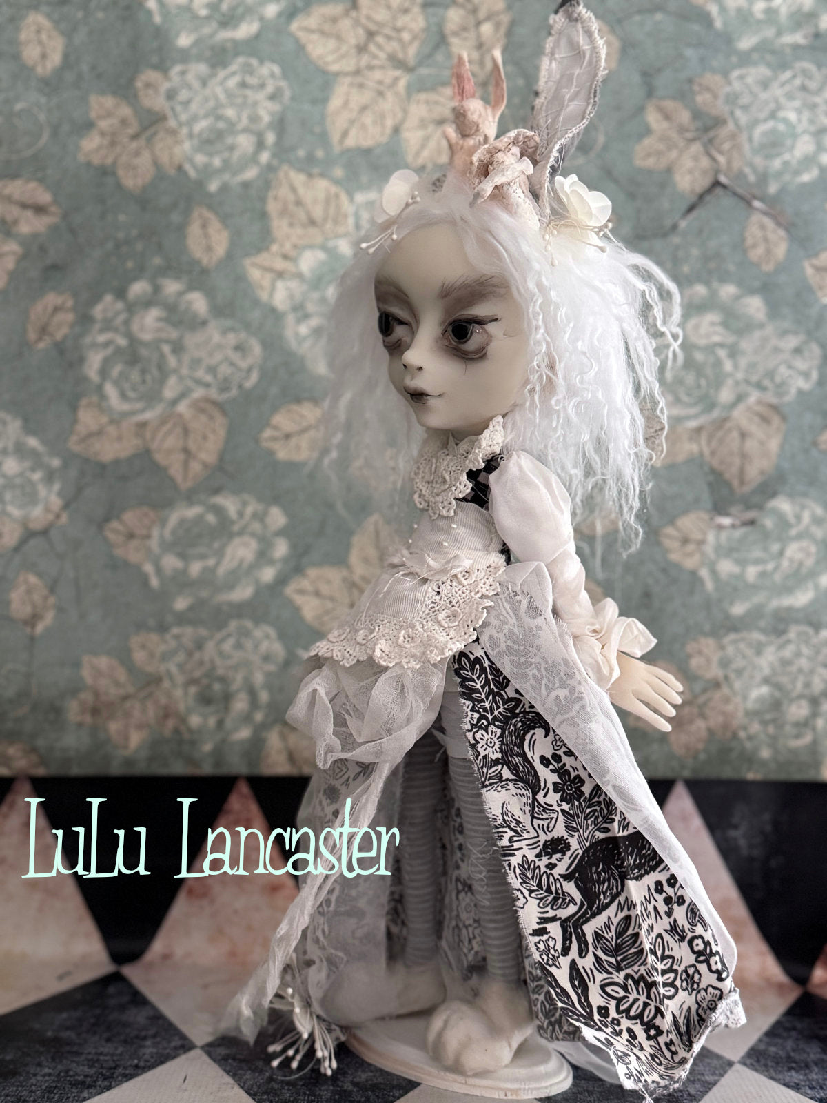 Pardon the White Rabbit Original LuLu Lancaster Art Doll