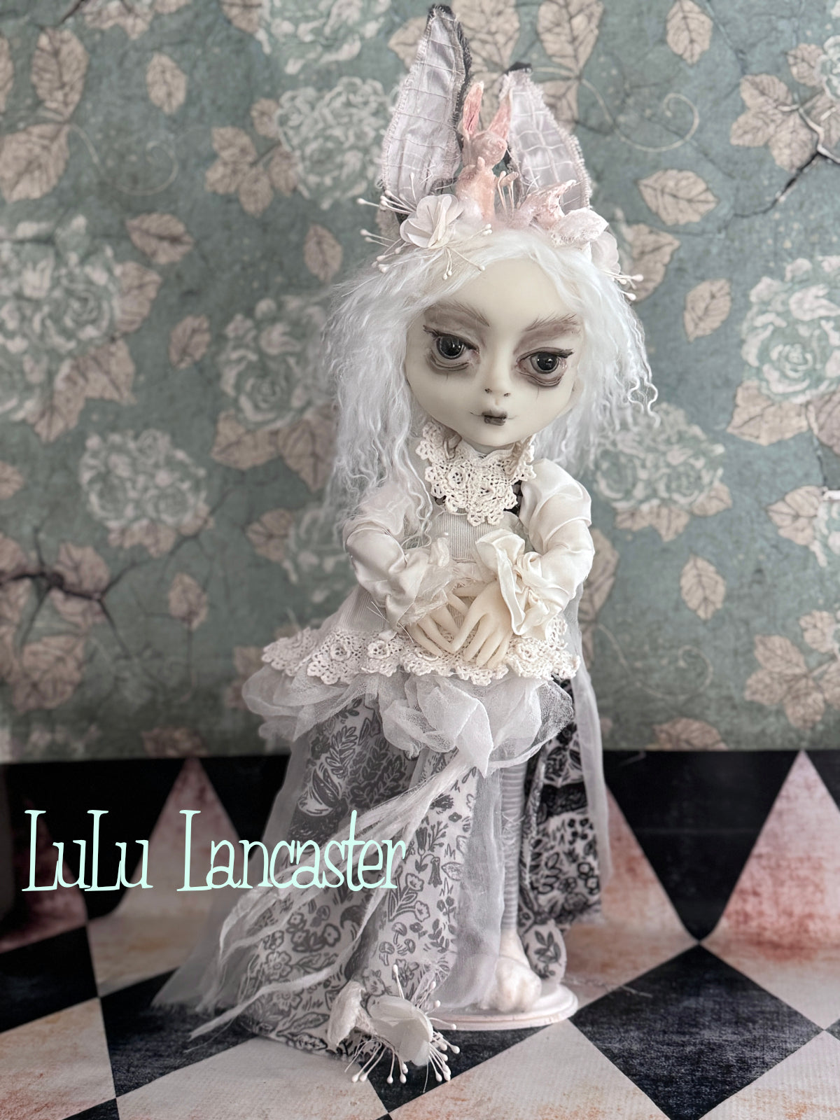 Pardon the White Rabbit Original LuLu Lancaster Art Doll