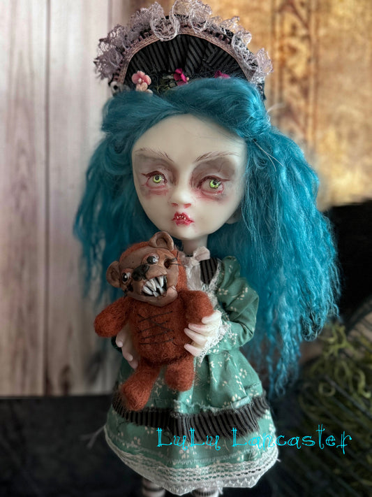 Parlance and the bear Vampire Original LuLu Lancaster Art Doll