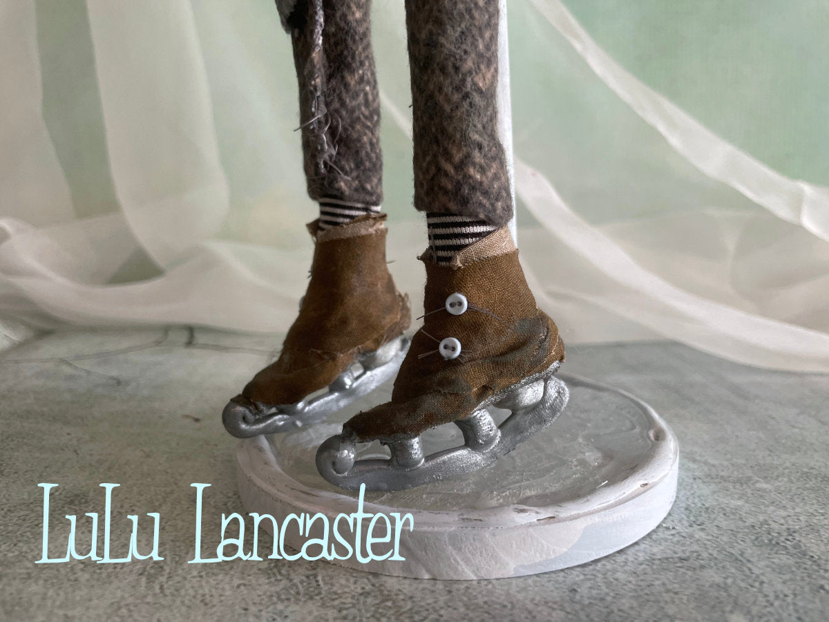 Pauly the Winter Vampire Ice skater Original LuLu Lancaster Art Doll
