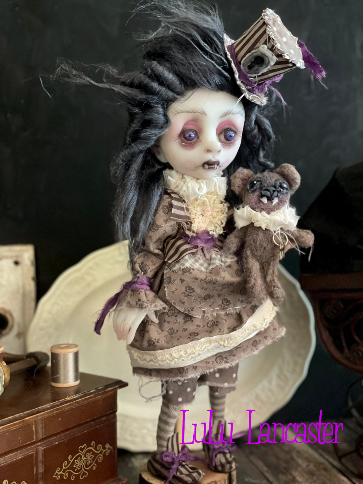 Penelope Vampire Original LuLu Lancaster Halloween Art Dolls