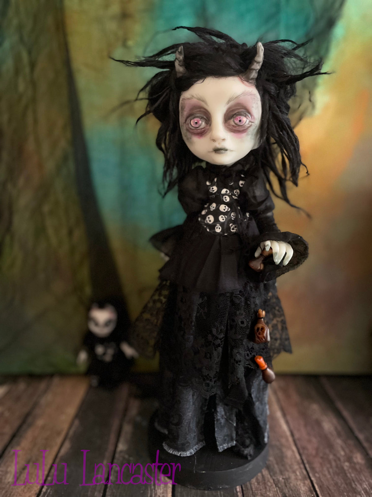 Petronella the Dark Witch  Original LuLu Lancaster Art Doll