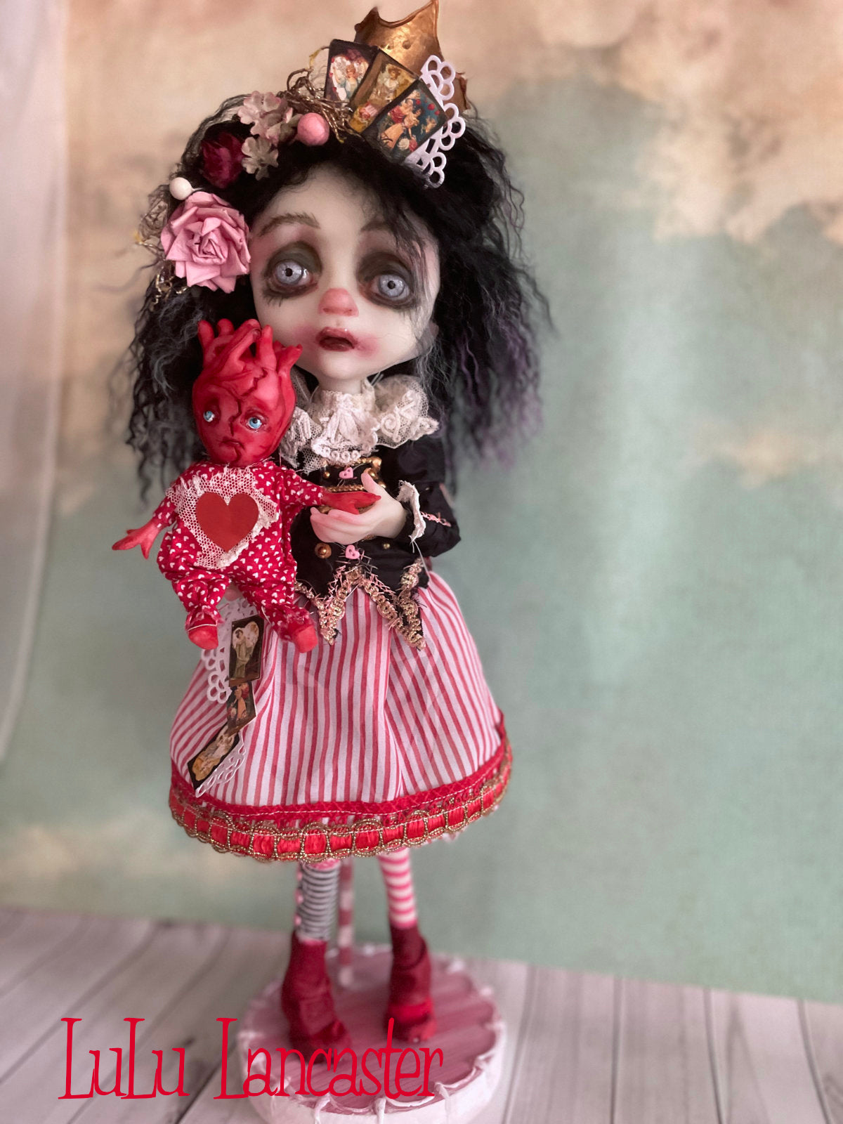 Princess Valentine of broken hearts Original LuLu Lancaster Art Doll