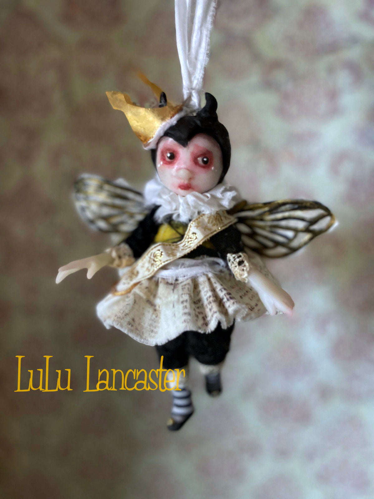 Queen Bee Aya Mini hanging Original LuLu Lancaster Art Doll