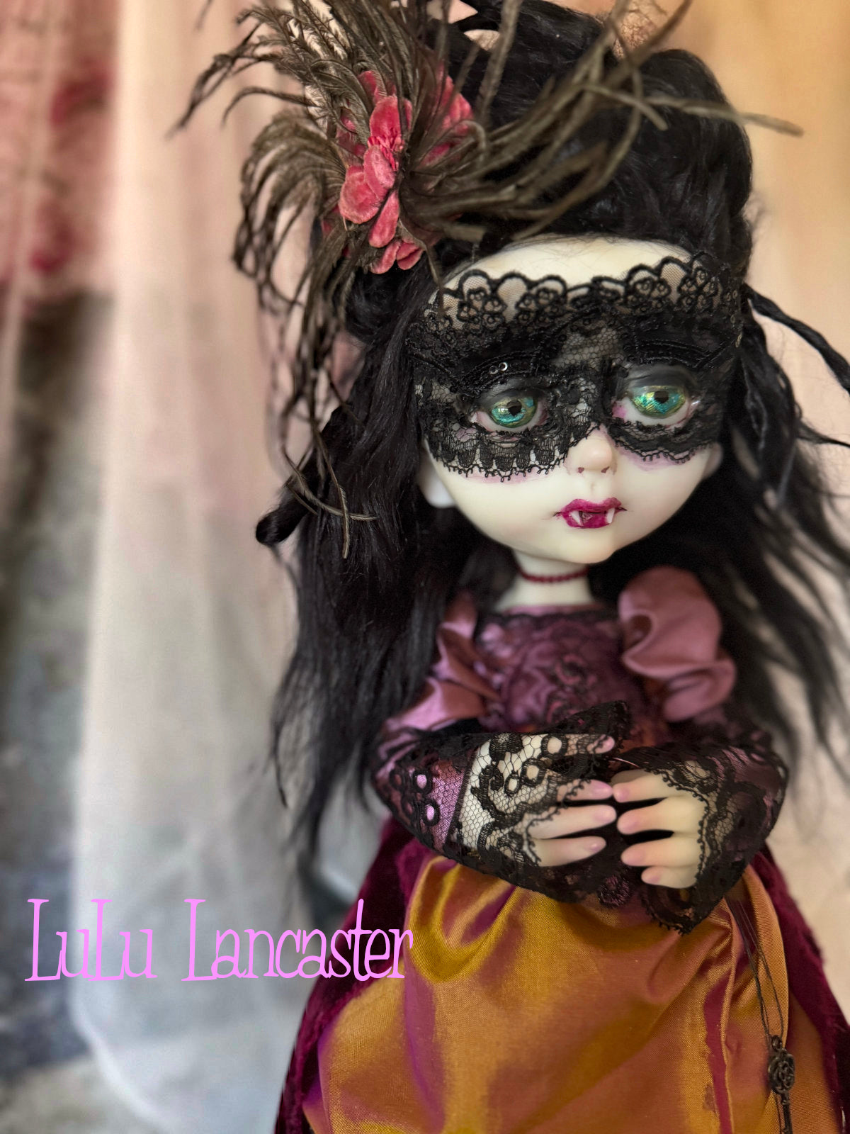 Regina Masquerade Goth Vampire Original LuLu Lancaster Art Doll
