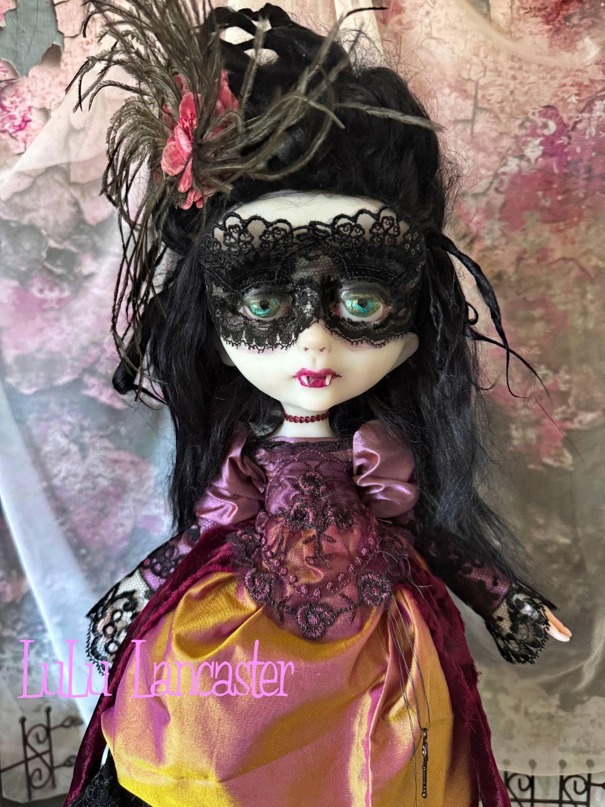 Regina Masquerade Goth Vampire Original LuLu Lancaster Art Doll