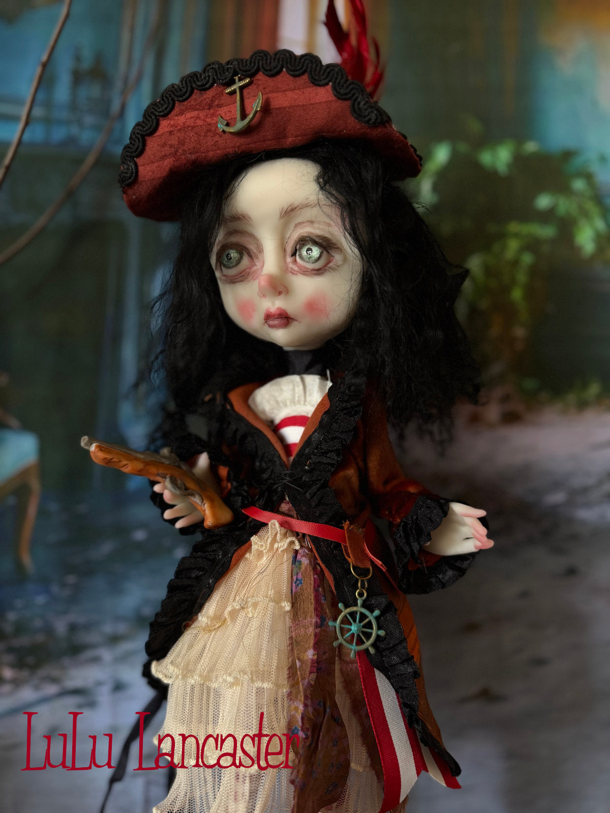 Robin Redboots the Pirate ~Original LuLu Lancaster Art Doll