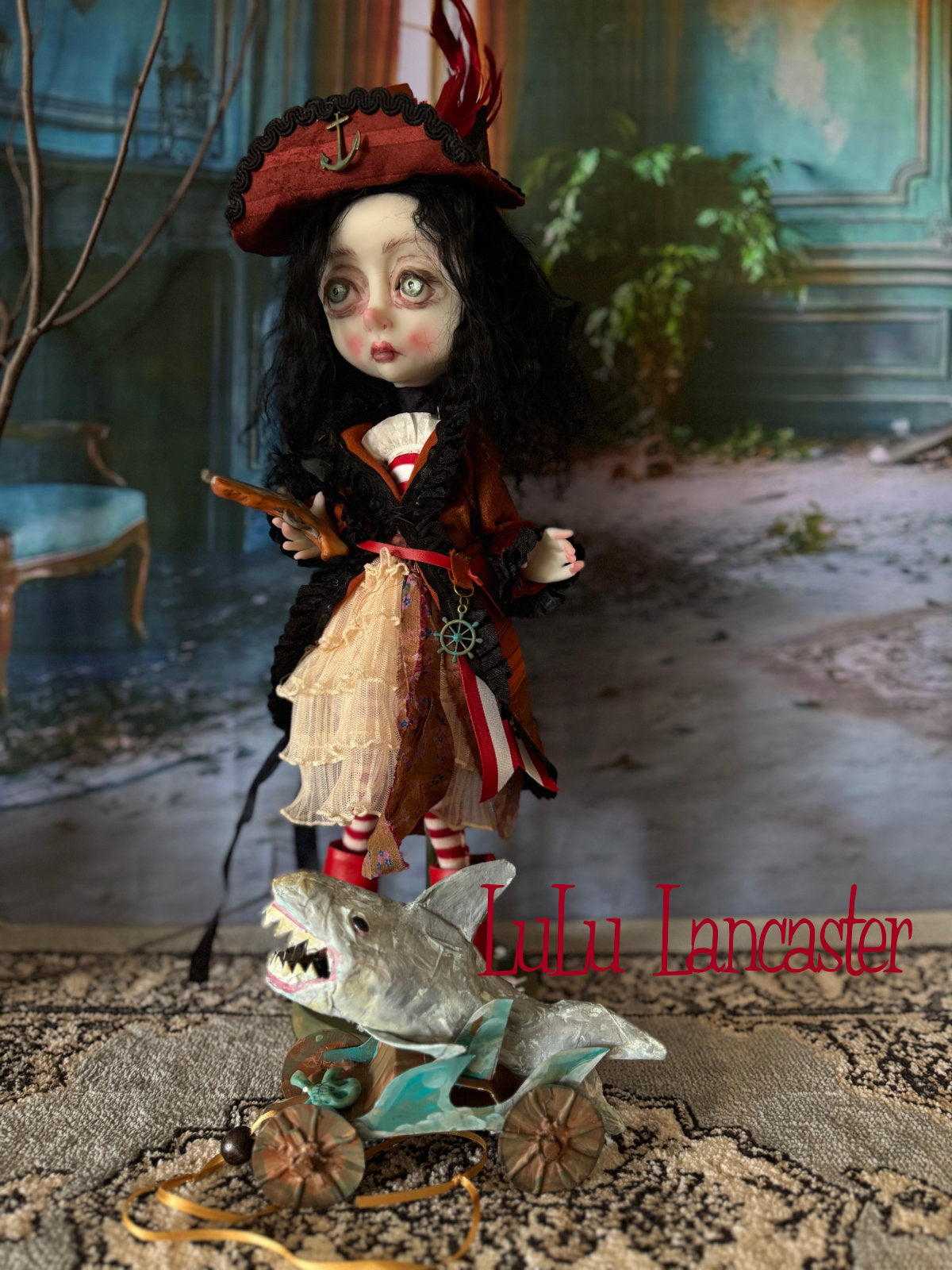 Robin Redboots the Pirate ~Original LuLu Lancaster Art Doll