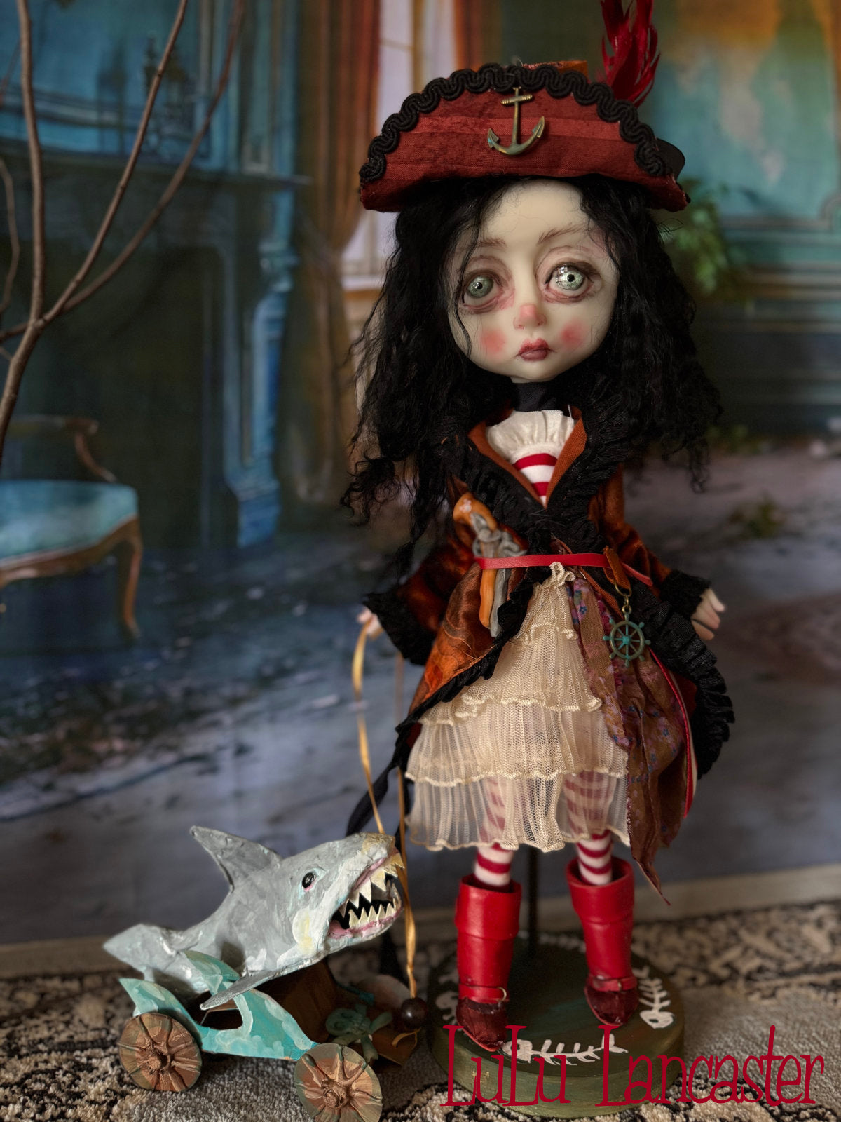Robin Redboots the Pirate ~Original LuLu Lancaster Art Doll