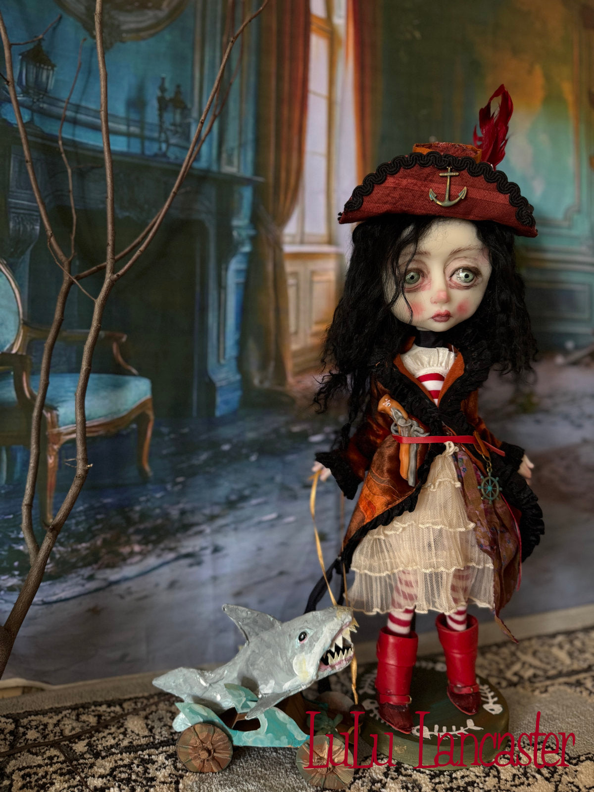 Robin Redboots the Pirate ~Original LuLu Lancaster Art Doll