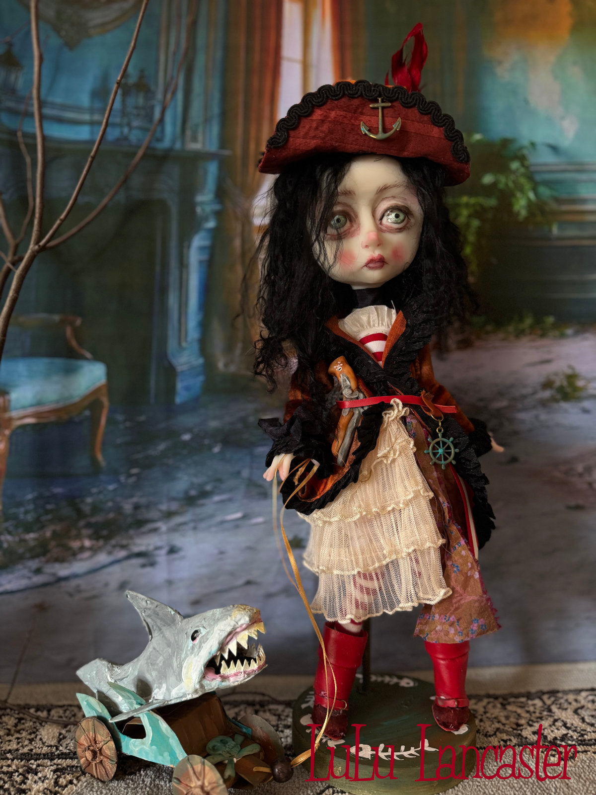 Robin Redboots the Pirate ~Original LuLu Lancaster Art Doll
