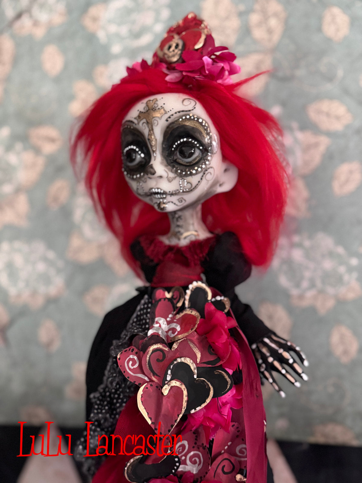 Senorita Rubi  Day of the Dead Valloween Original LuLu Lancaster Art Doll