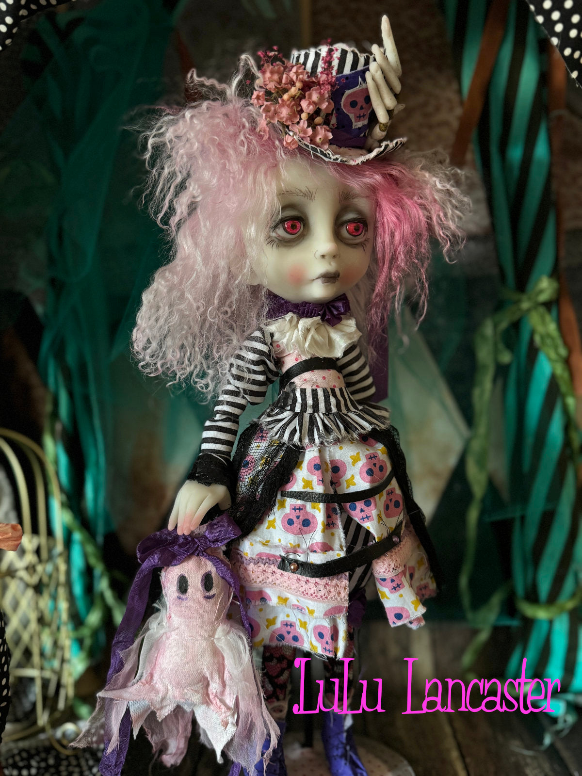 Spooky Suki Goth Halloween ~Original LuLu Lancaster Art Doll