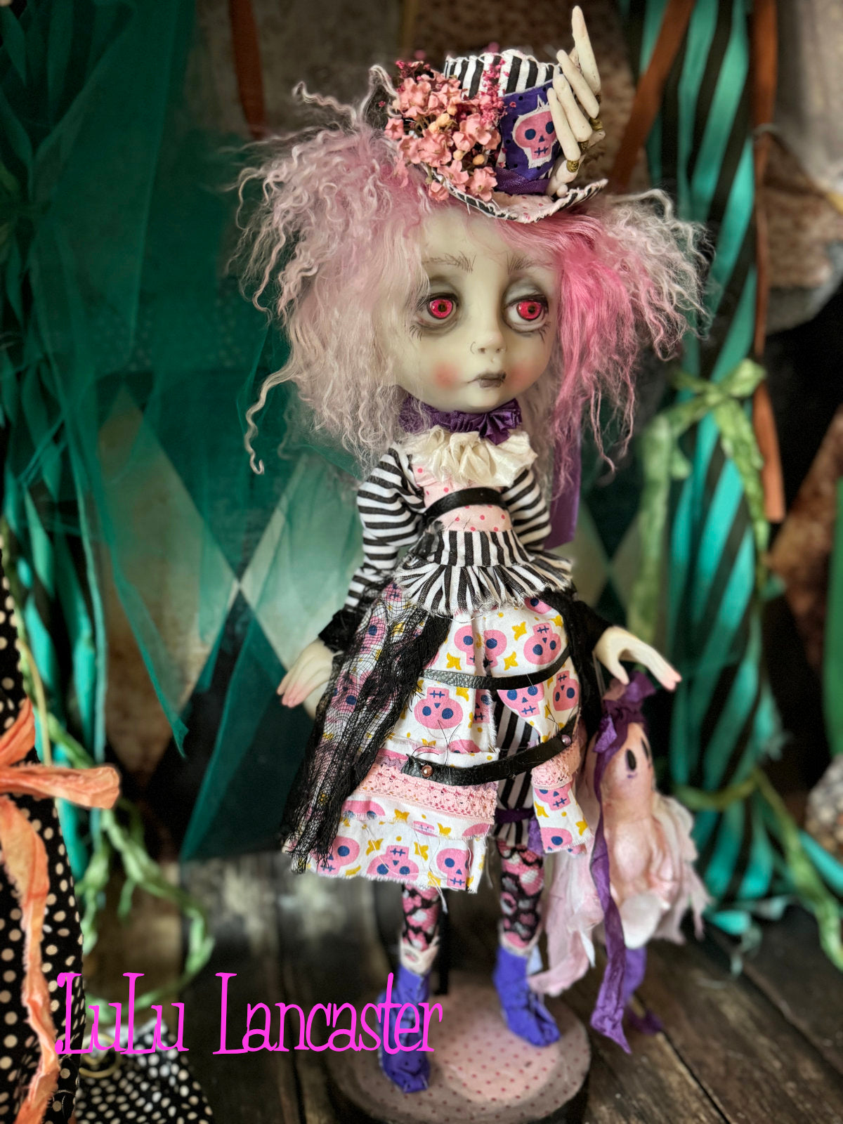 Spooky Suki Goth Halloween ~Original LuLu Lancaster Art Doll