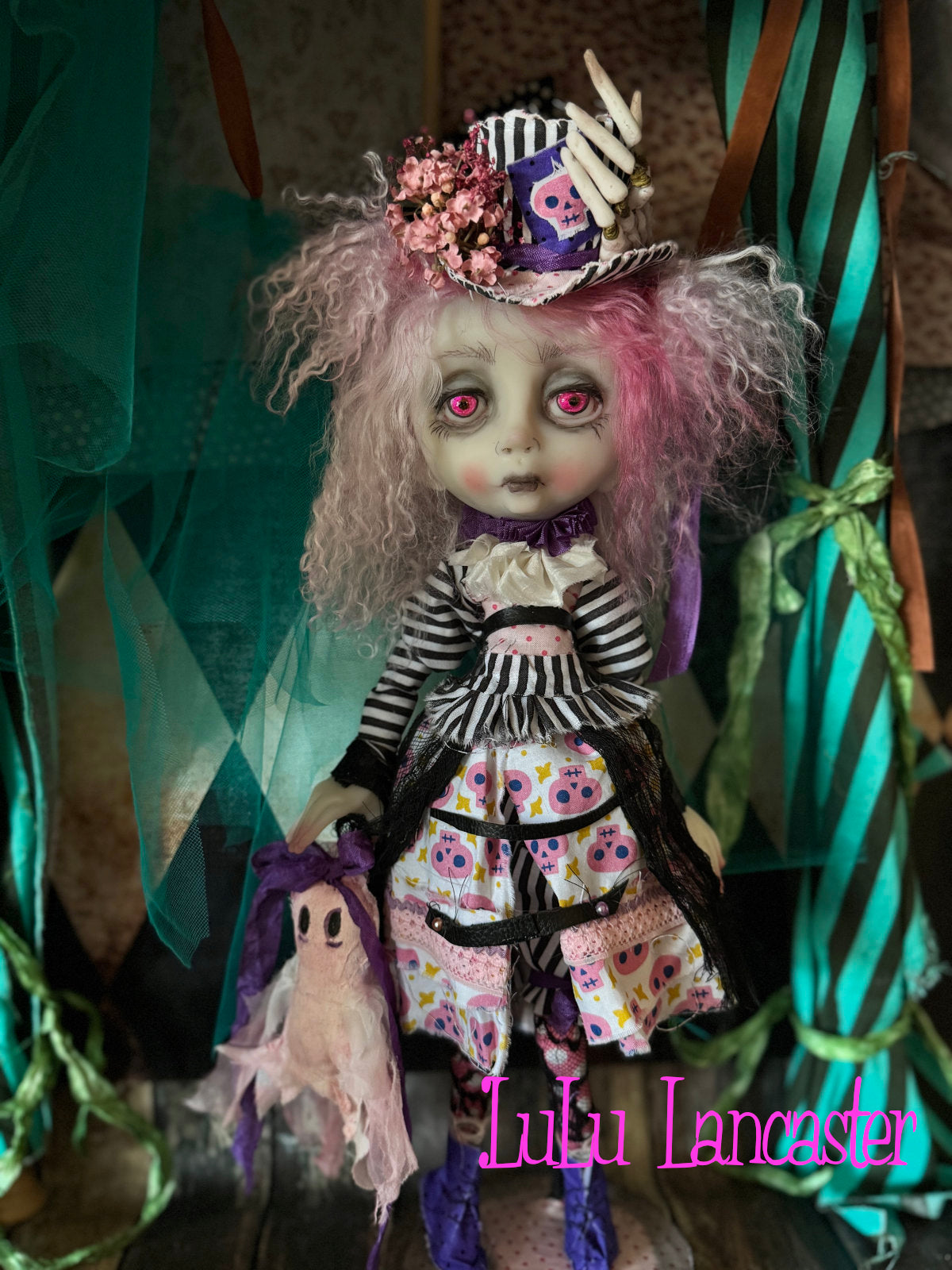 Spooky Suki Goth Halloween ~Original LuLu Lancaster Art Doll