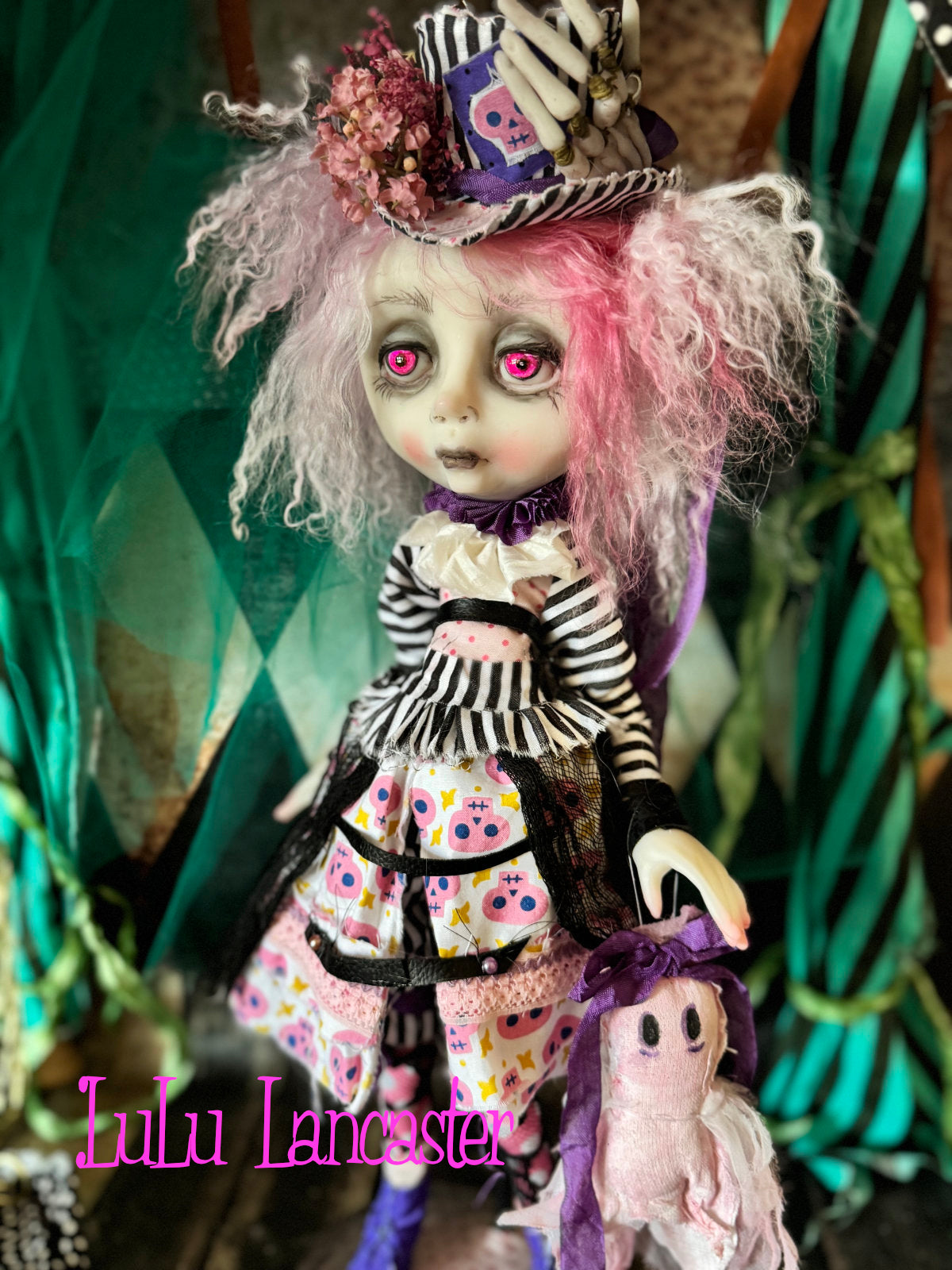 Spooky Suki Goth Halloween ~Original LuLu Lancaster Art Doll