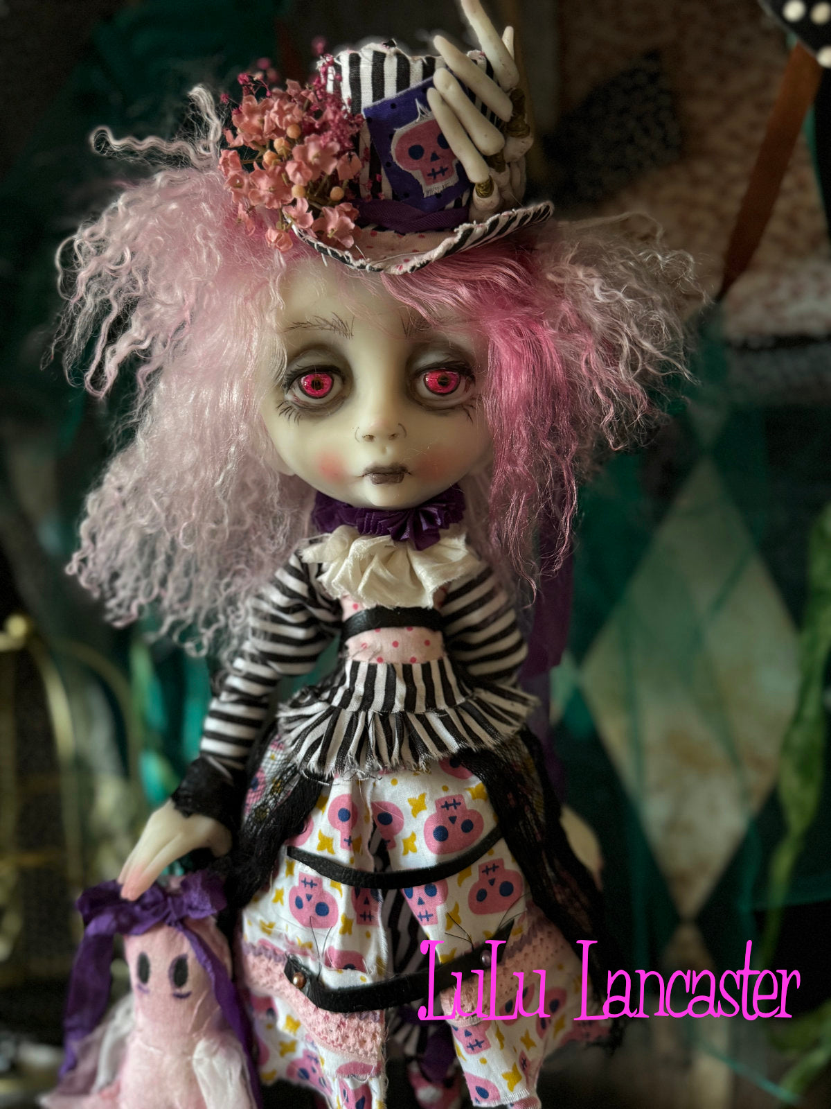 Spooky Suki Goth Halloween ~Original LuLu Lancaster Art Doll