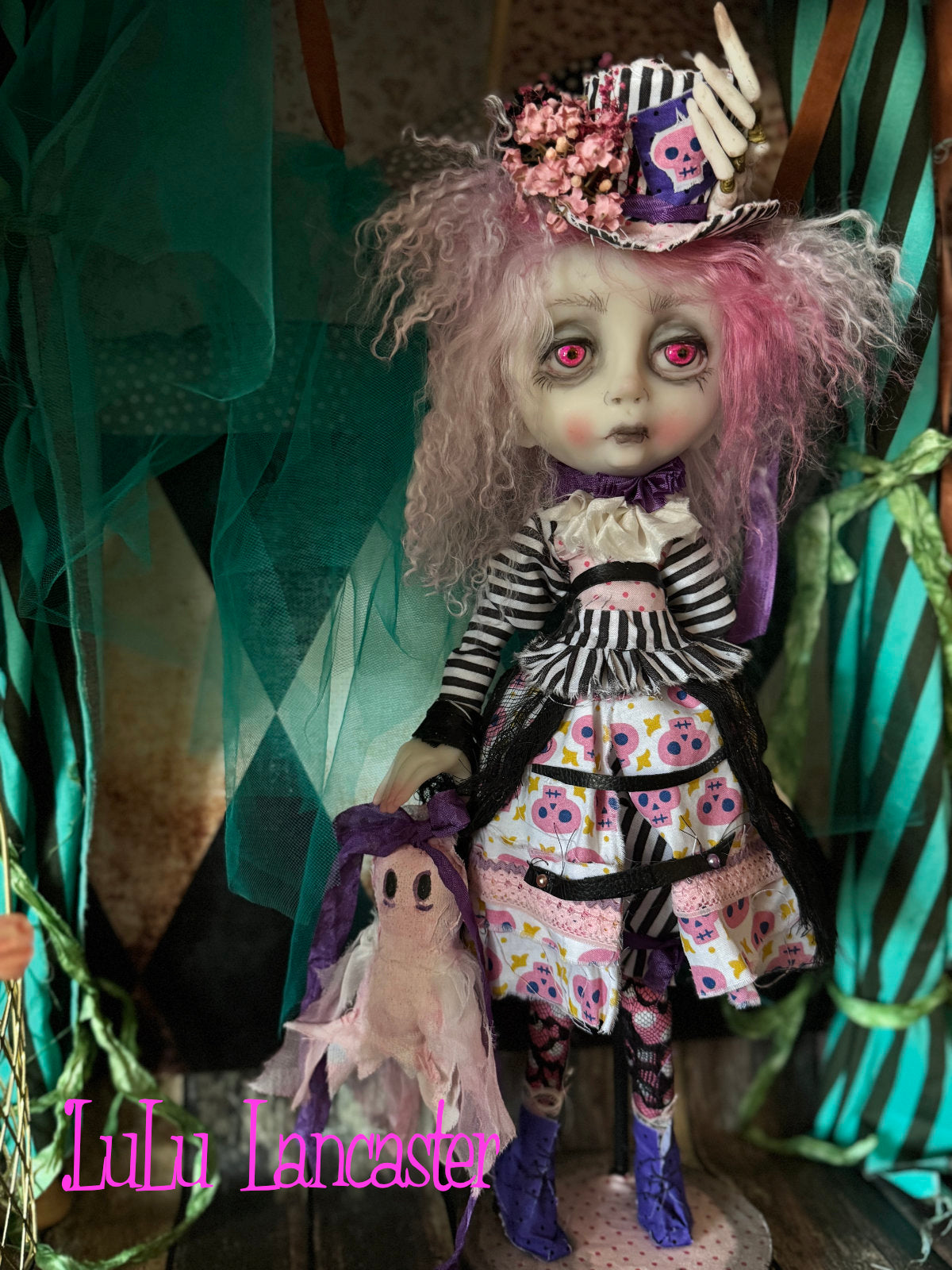 Spooky Suki Goth Halloween ~Original LuLu Lancaster Art Doll