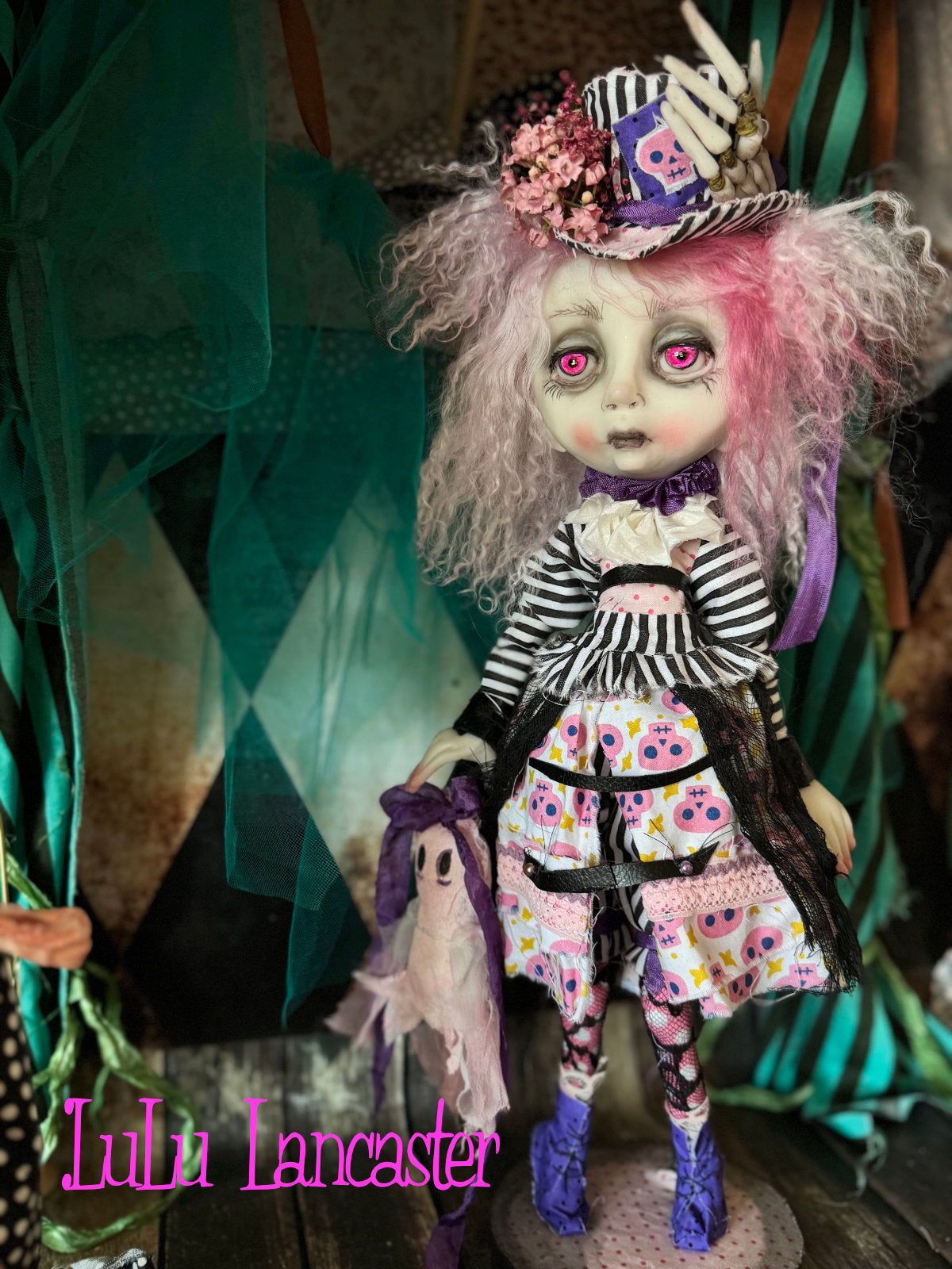 Spooky Suki Goth Halloween ~Original LuLu Lancaster Art Doll
