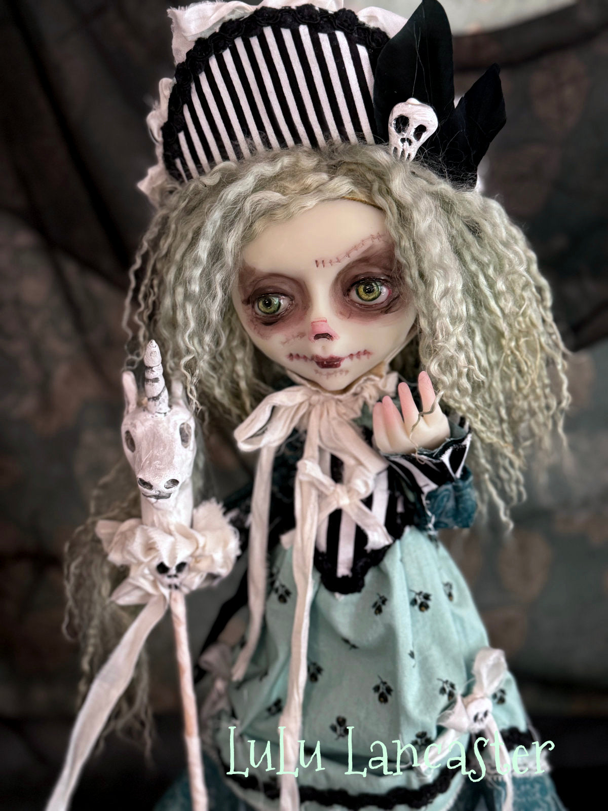 Stella Stitches Halloween Original LuLu Lancaster Art Dolls