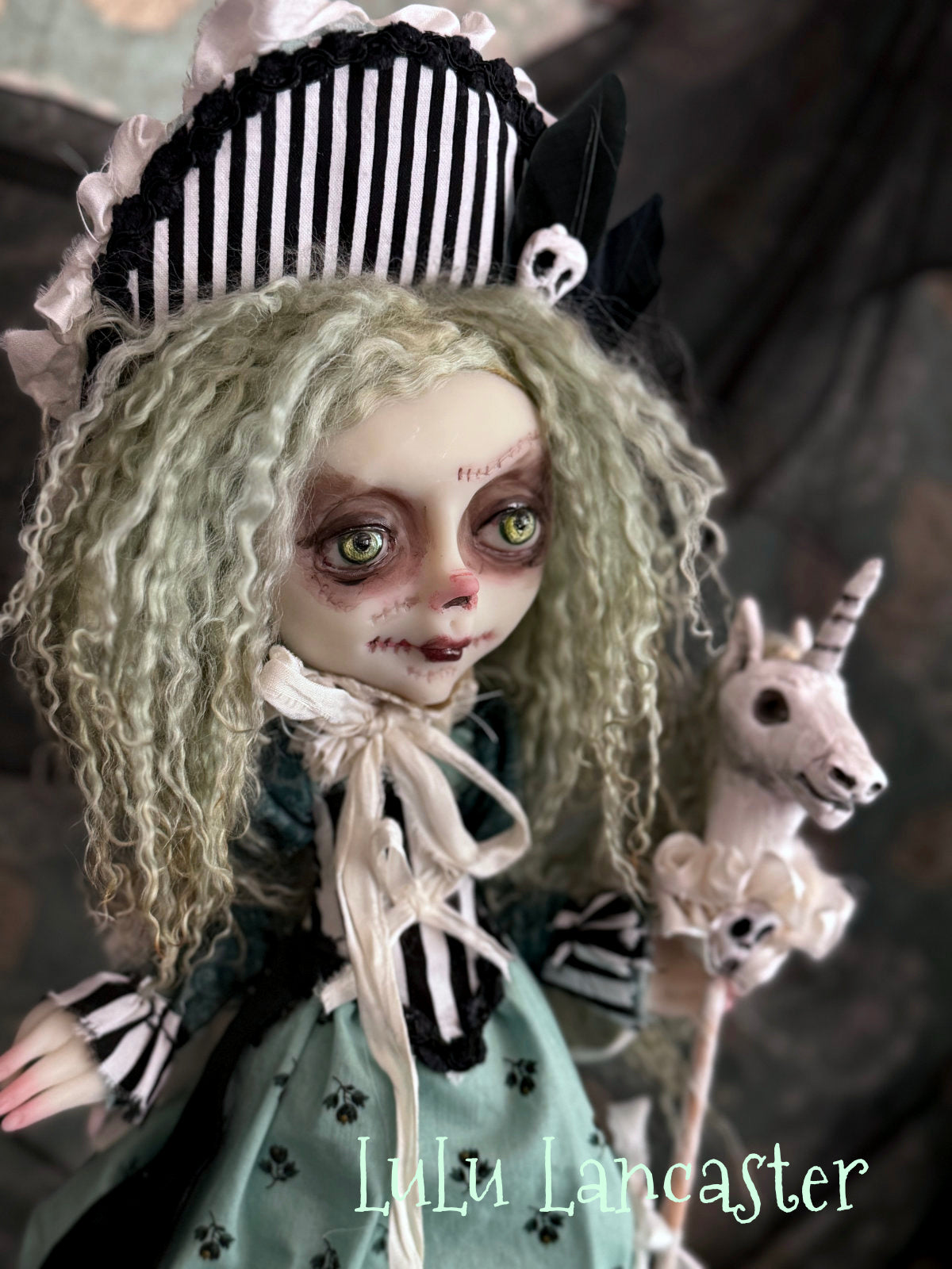 Stella Stitches Halloween Original LuLu Lancaster Art Dolls