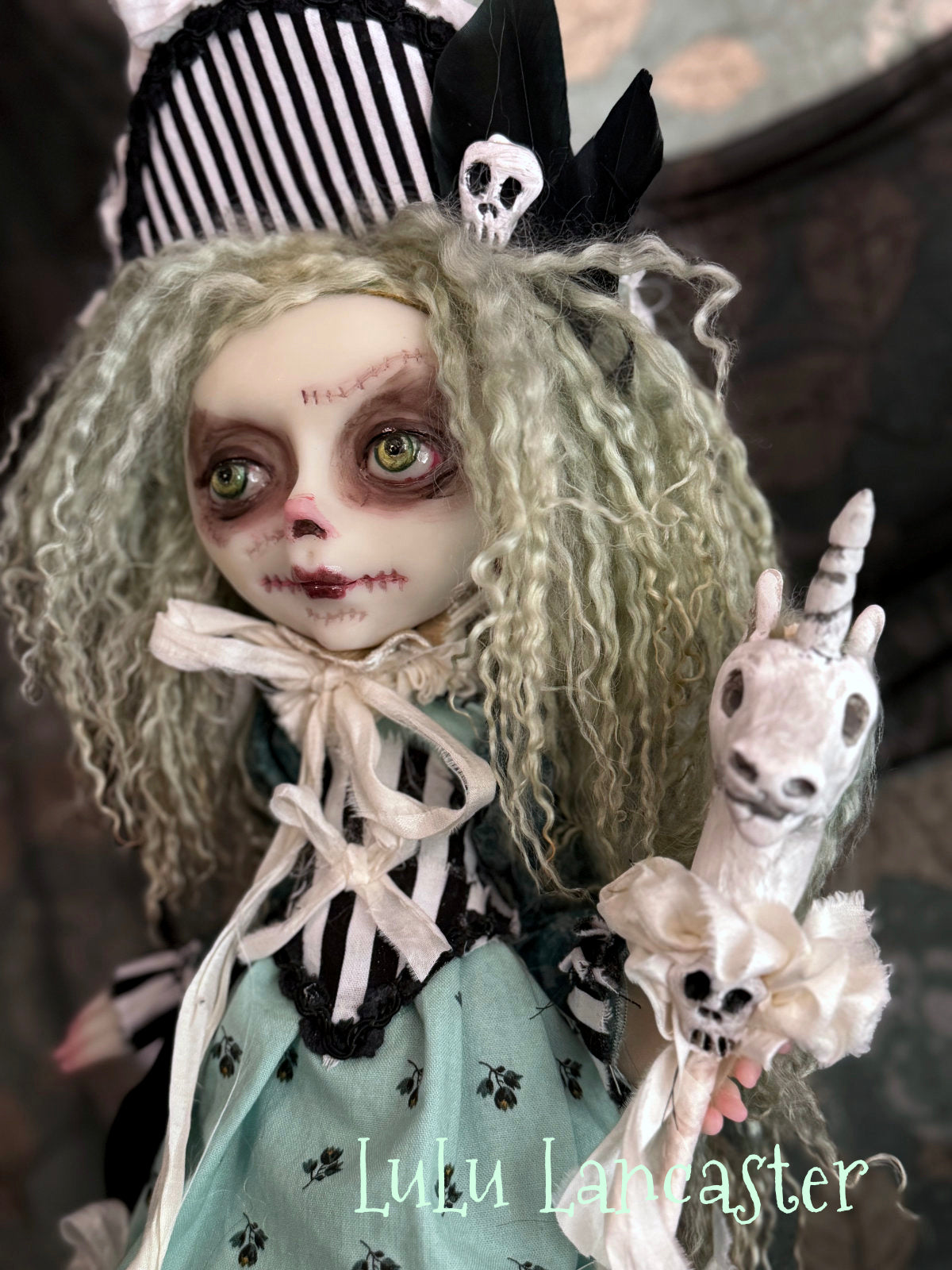 Stella Stitches Halloween Original LuLu Lancaster Art Dolls