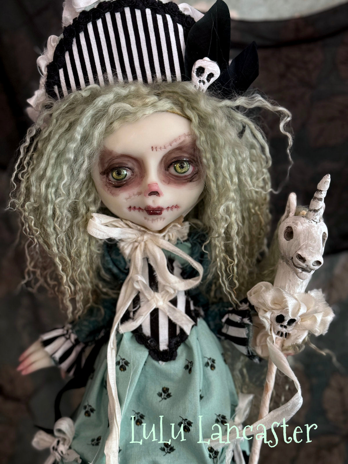 Stella Stitches Halloween Original LuLu Lancaster Art Dolls