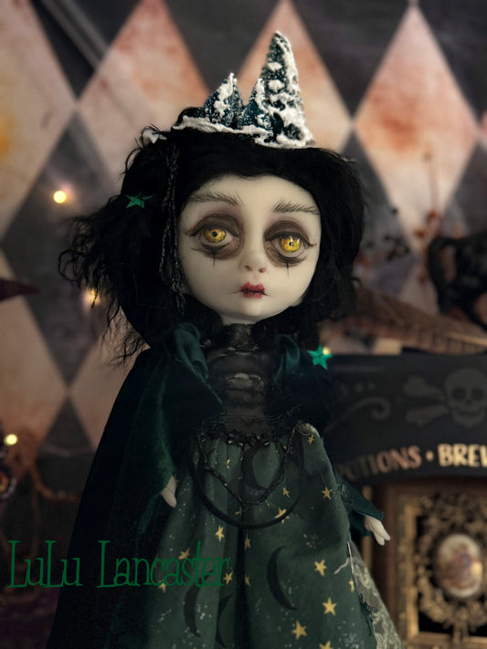 Willa the Winter Witch Holiday Original LuLu Lancaster Art Doll