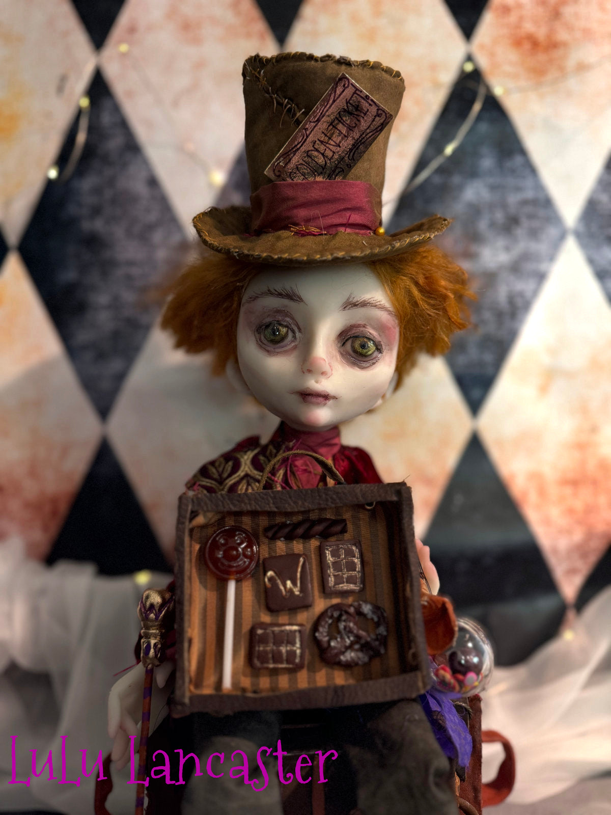 Willy Wonka Traveler Original LuLu Lancaster Art Doll