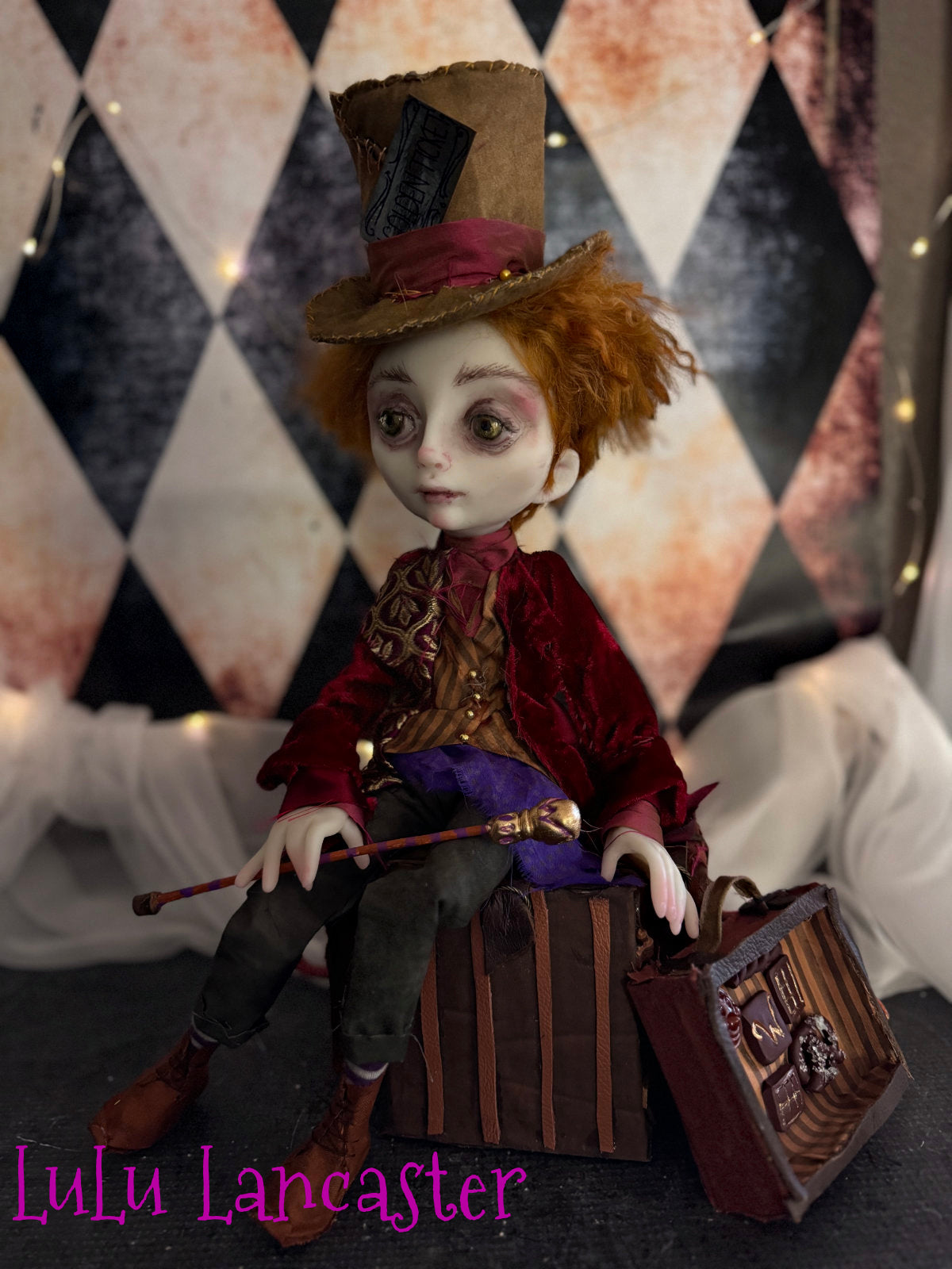 Willy Wonka Traveler Original LuLu Lancaster Art Doll