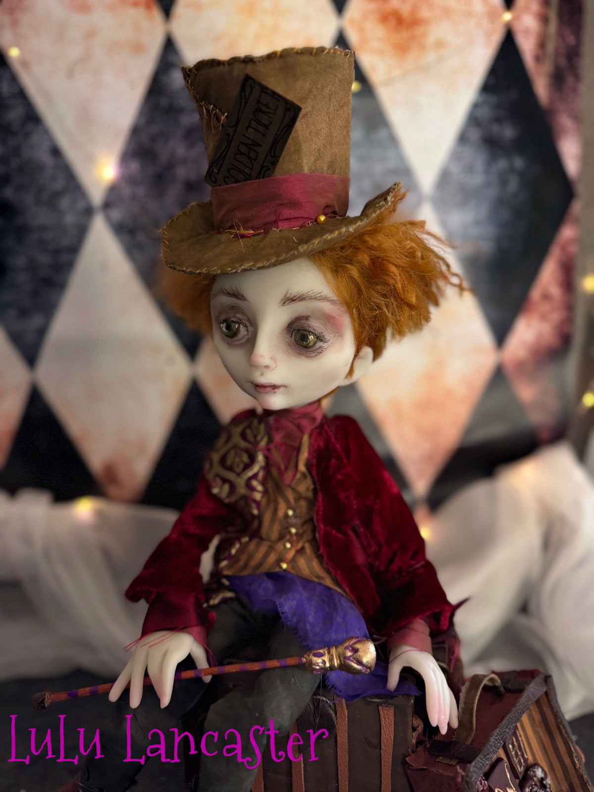 Willy Wonka Traveler Original LuLu Lancaster Art Doll