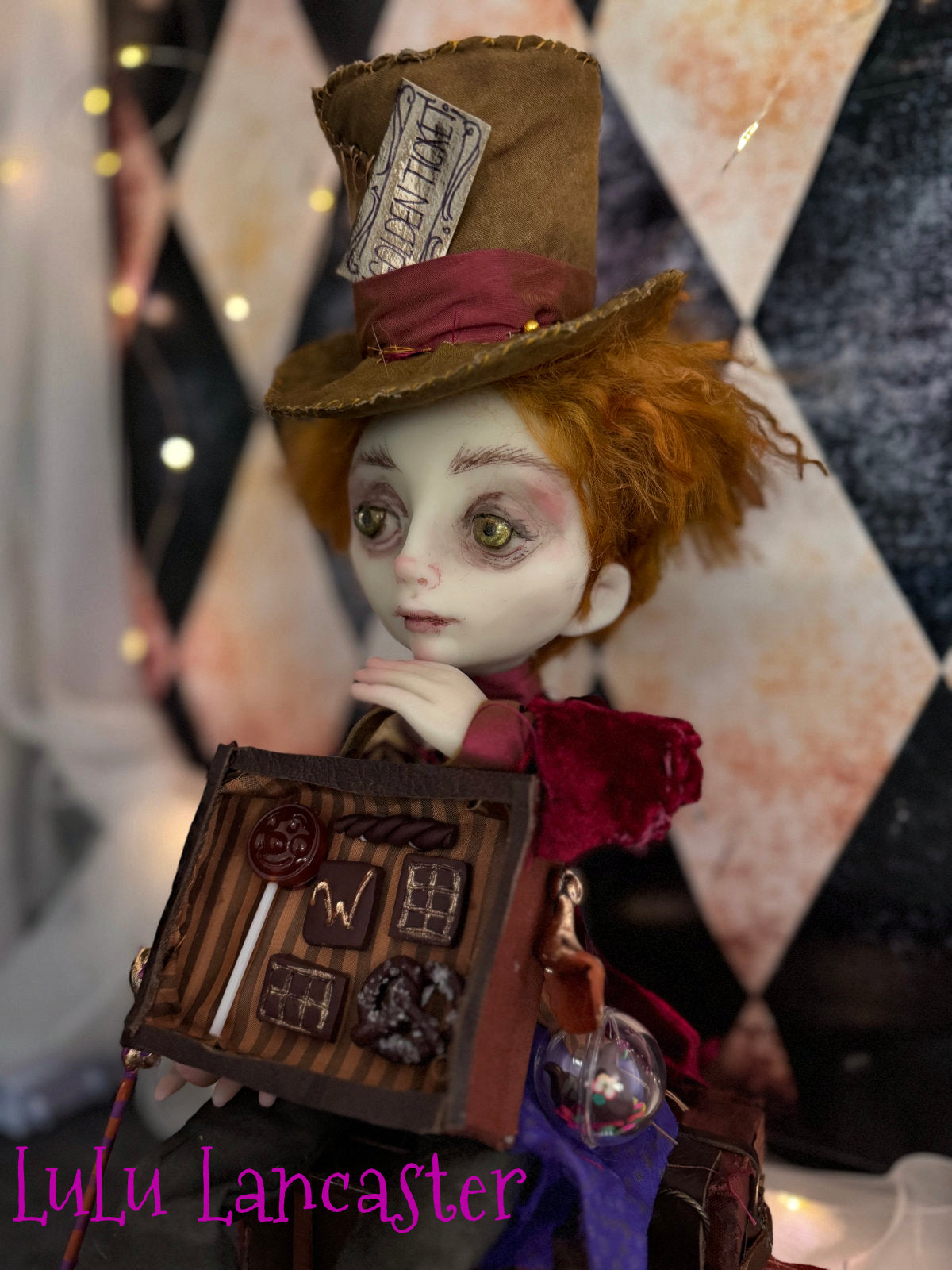 Willy Wonka Traveler Original LuLu Lancaster Art Doll