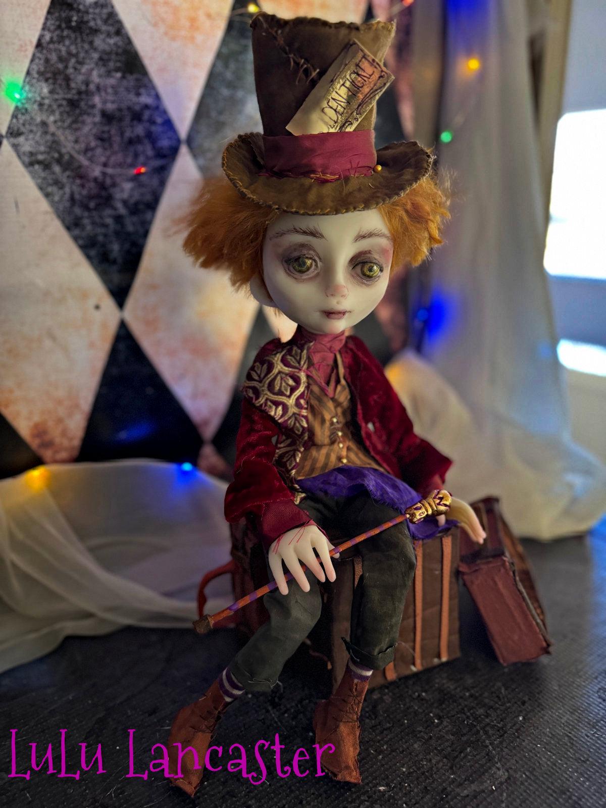 Willy Wonka Traveler Original LuLu Lancaster Art Doll