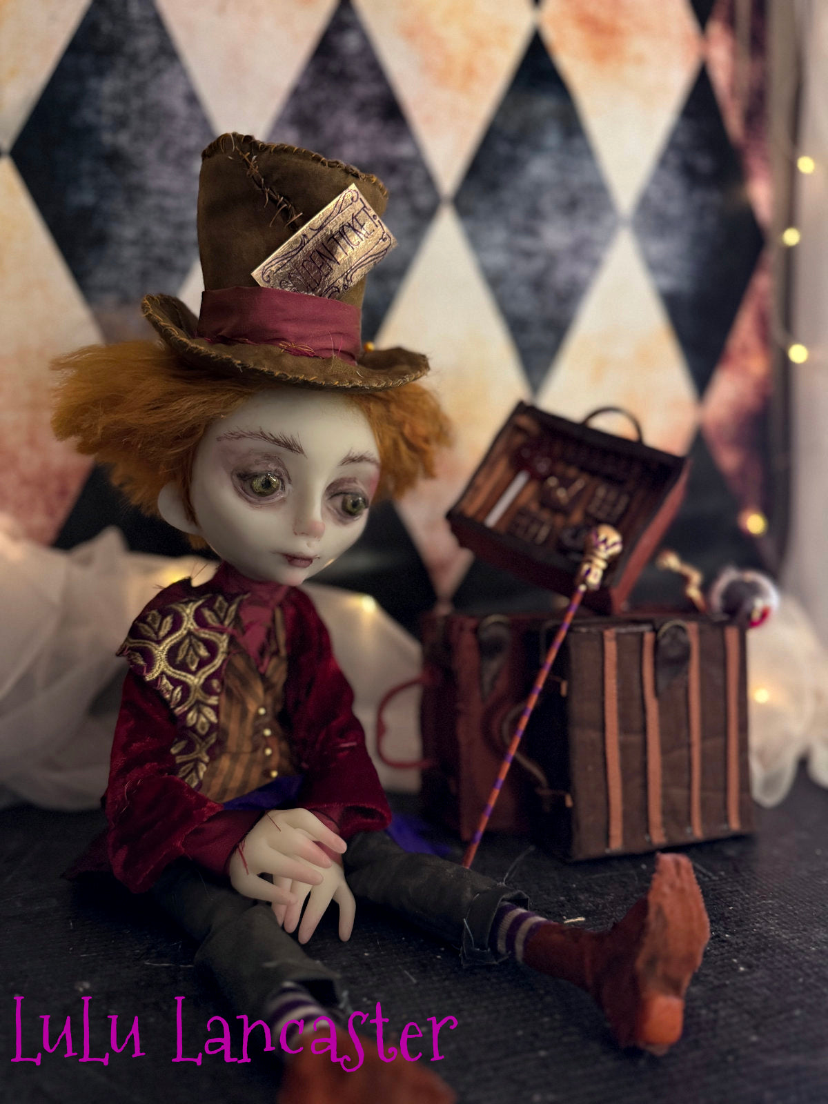 Willy Wonka Traveler Original LuLu Lancaster Art Doll