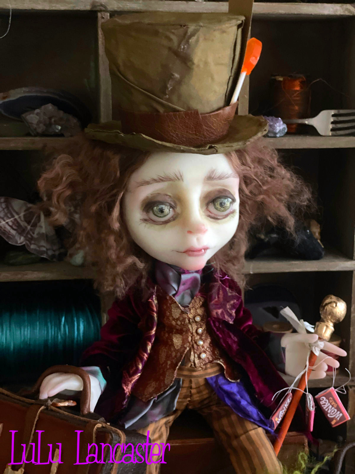 Traveling Willy Wonka Original LuLu Lancaster Art Doll
